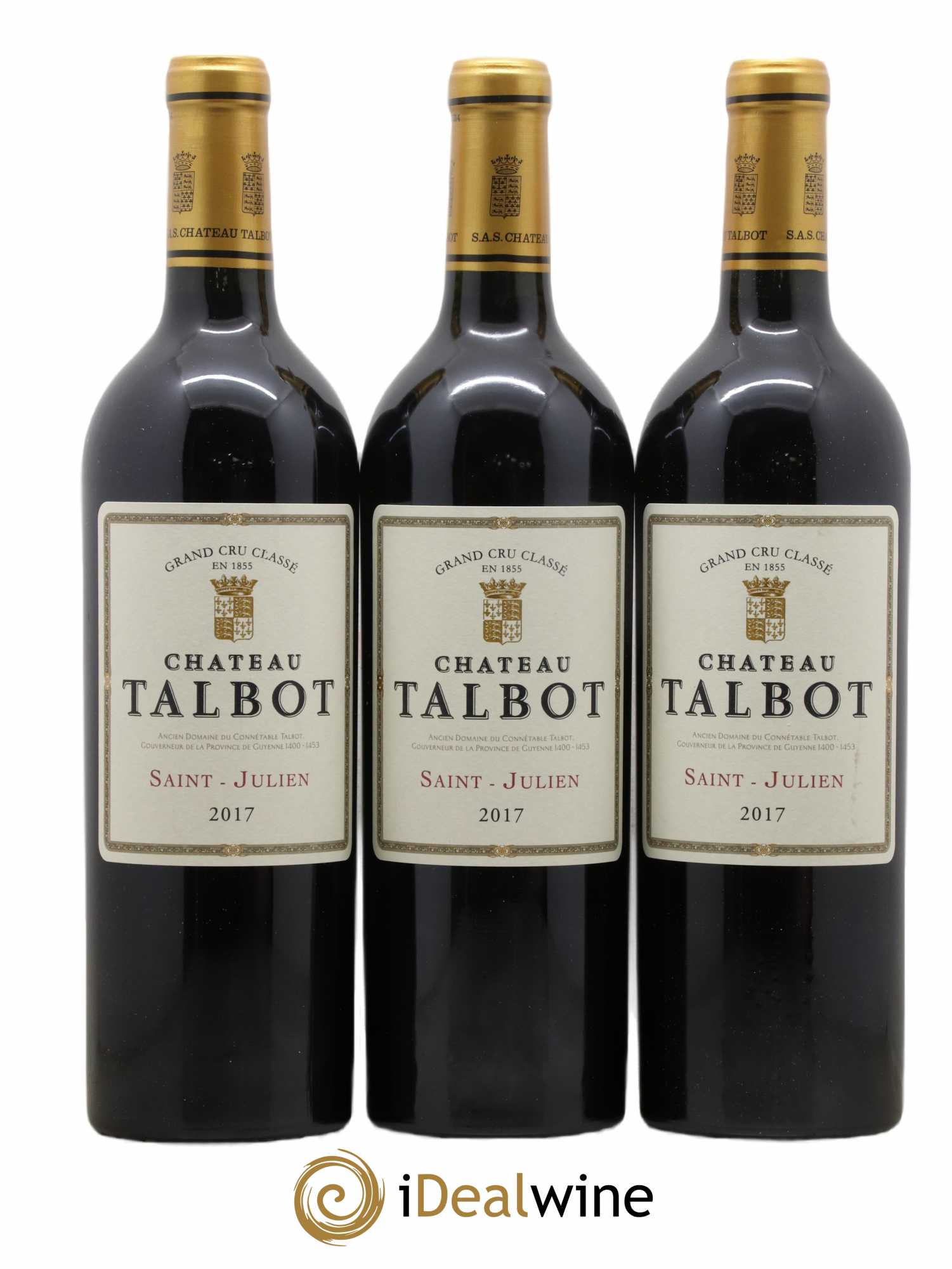 Château Talbot 4ème Grand Cru Classé 2017 - Lot de 6 bouteilles - 2