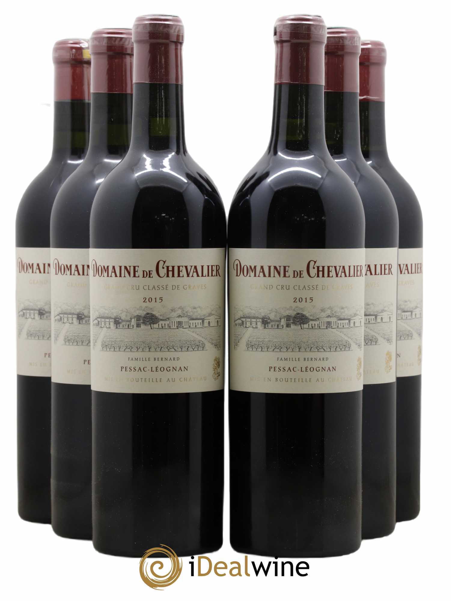 Domaine de Chevalier Cru Classé de Graves 2015 - Lot de 6 bouteilles - 0