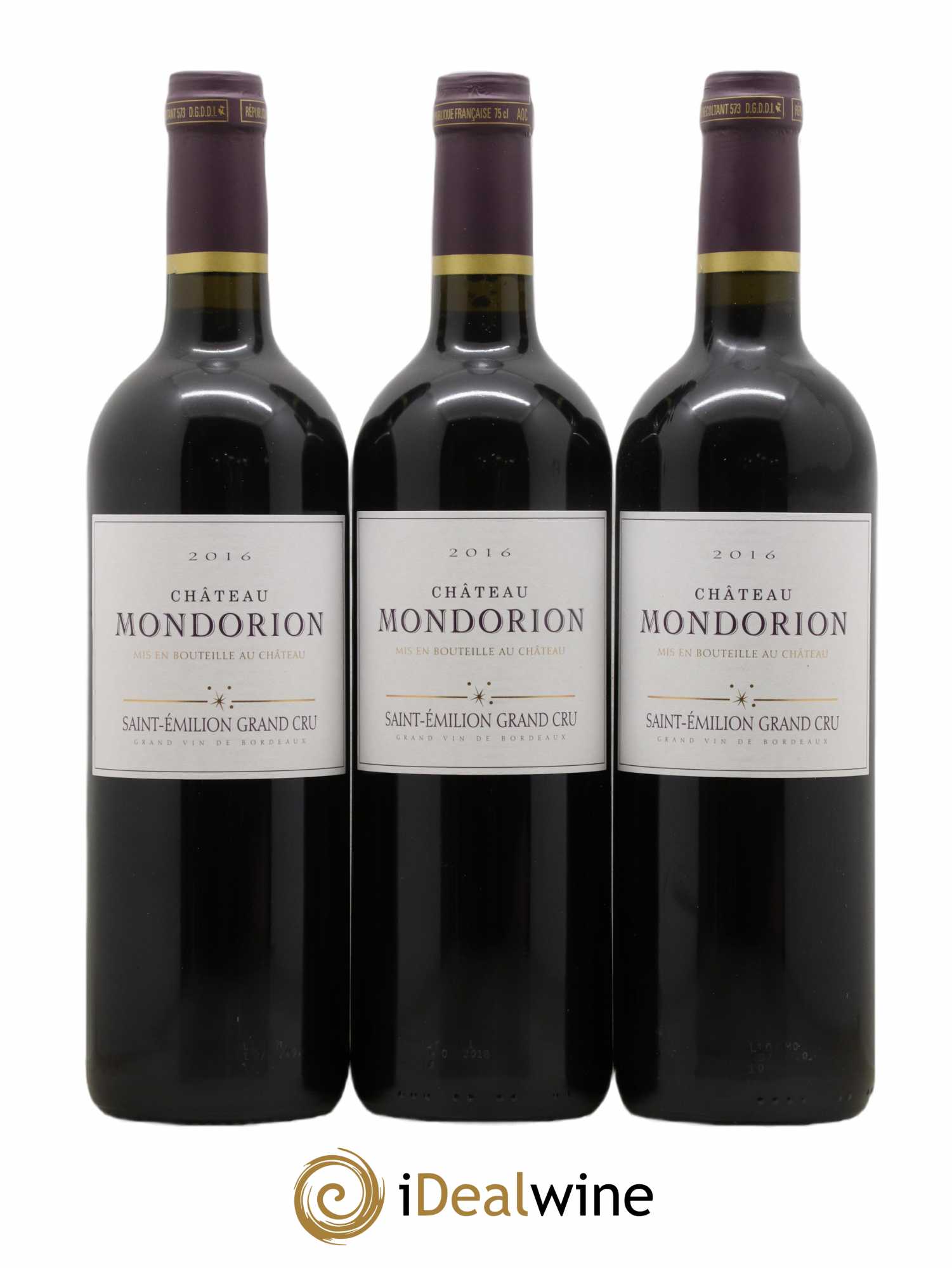 Saint-Émilion Grand Cru Château Mondorion (sans prix de réserve) 2016 - Lot de 6 bouteilles - 1