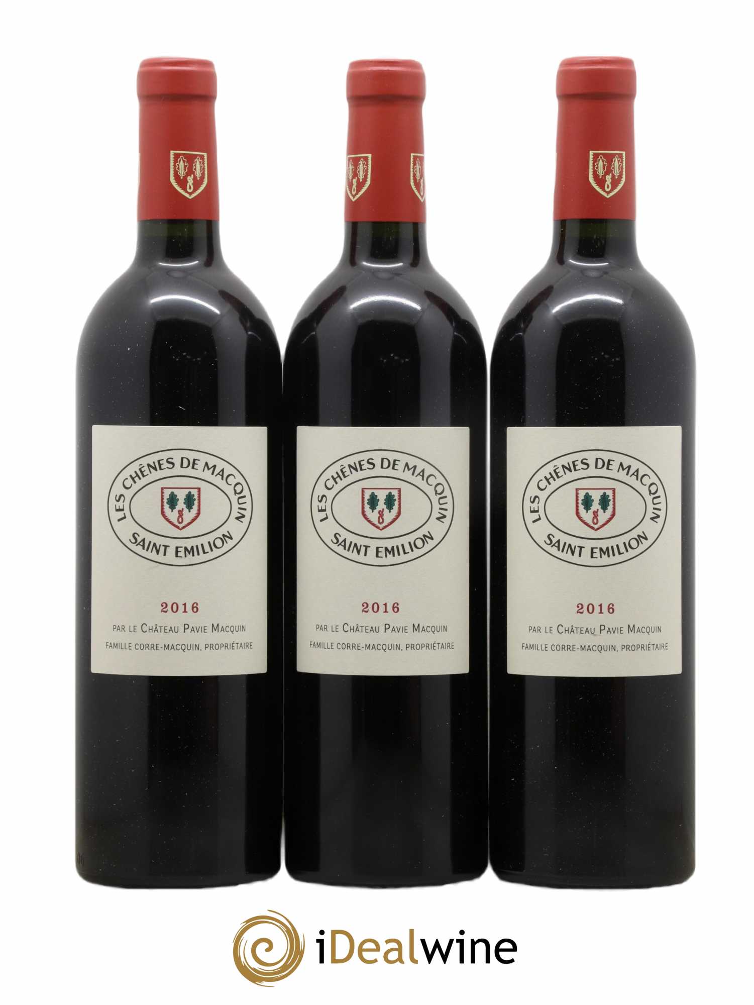 Saint-Émilion Grand Cru Les Chenes De Pavie Macquin 2016 - Lot de 6 bouteilles - 2