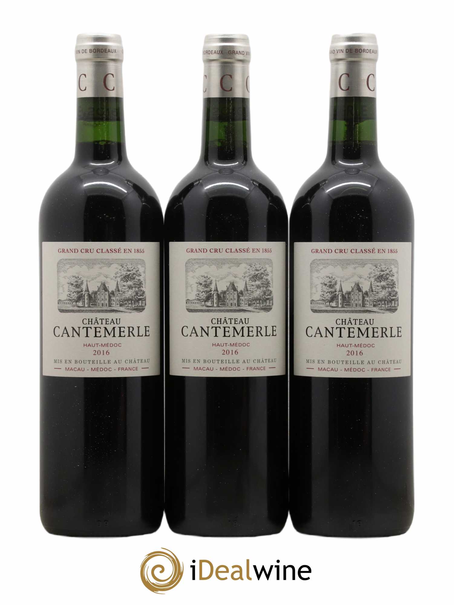 Château Cantemerle 5ème Grand Cru Classé 2016 - Lot de 6 bouteilles - 1