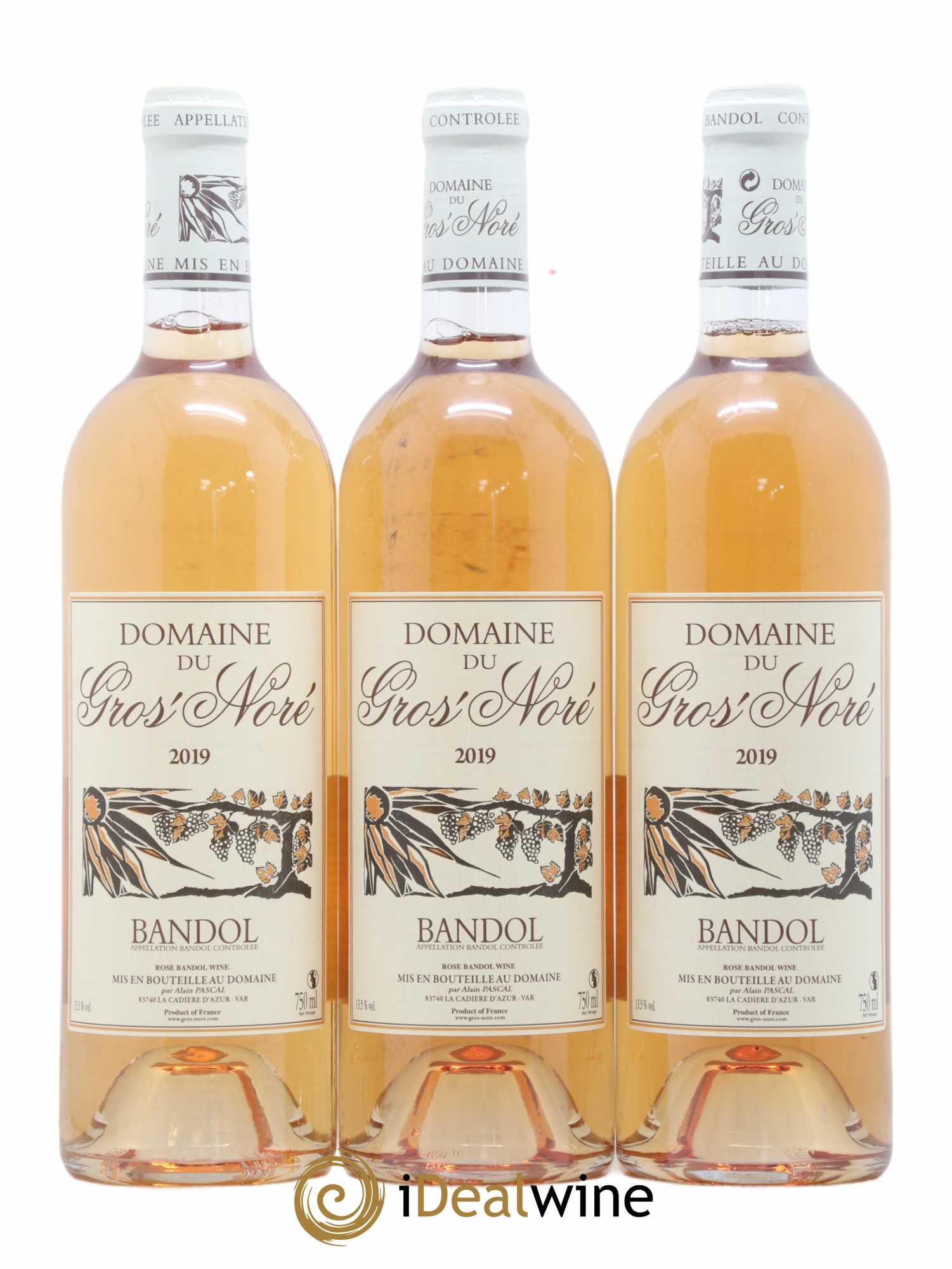 Bandol Gros Nore 2019 - Lot de 3 bouteilles - 0