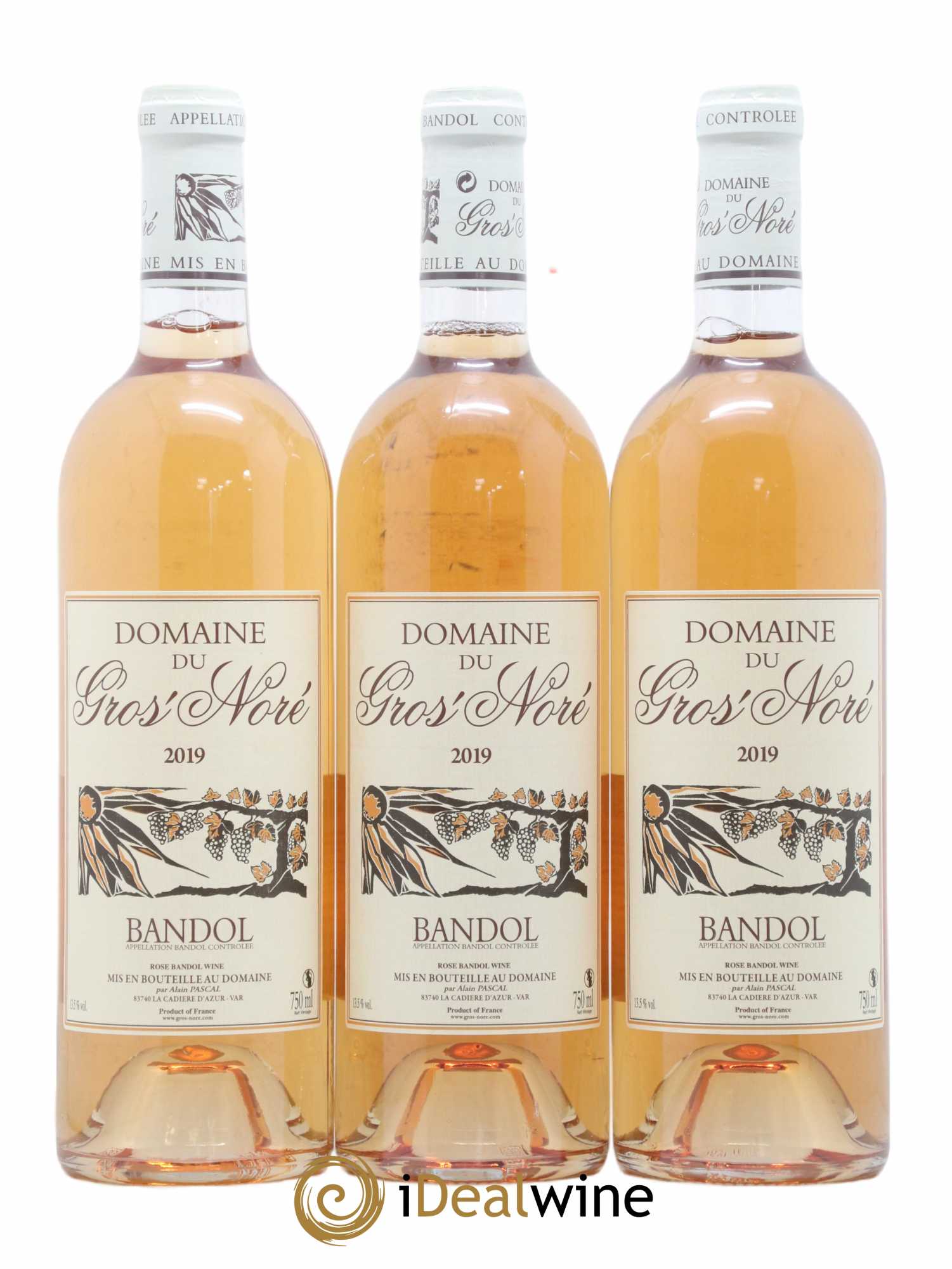 Bandol Gros Nore 2019 - Lot de 3 bouteilles - 0