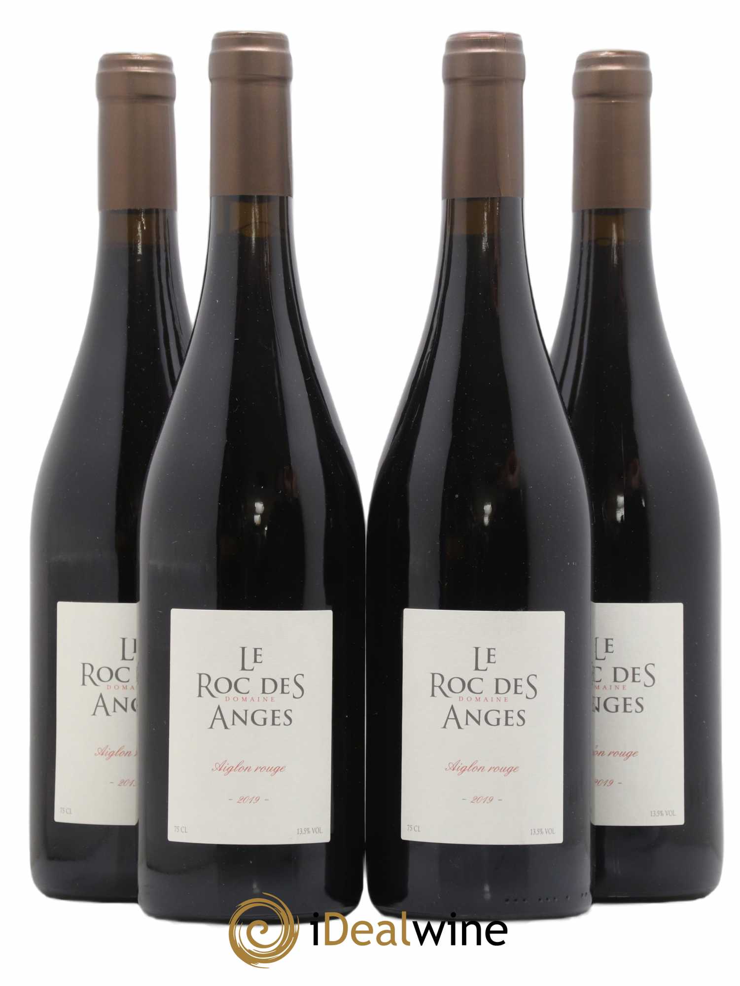 Côtes Catalanes Roc des Anges Aiglon rouge Marjorie et Stéphane Gallet (senza prezzo di riserva) 2019 - Lotto di 4 bottiglie - 0