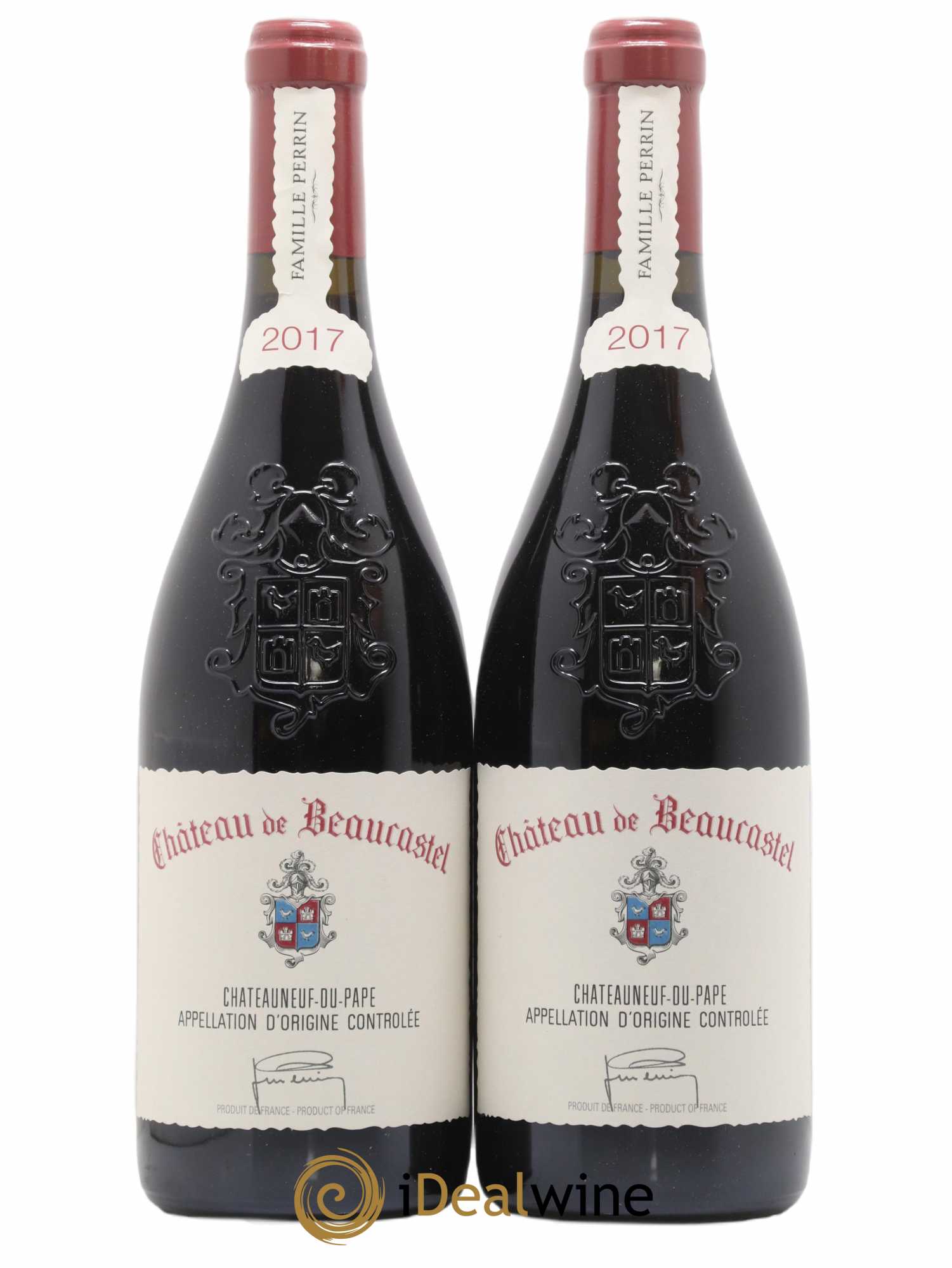 Châteauneuf-du-Pape Château de Beaucastel Famille Perrin 2017 - Lot de 2 bouteilles - 0
