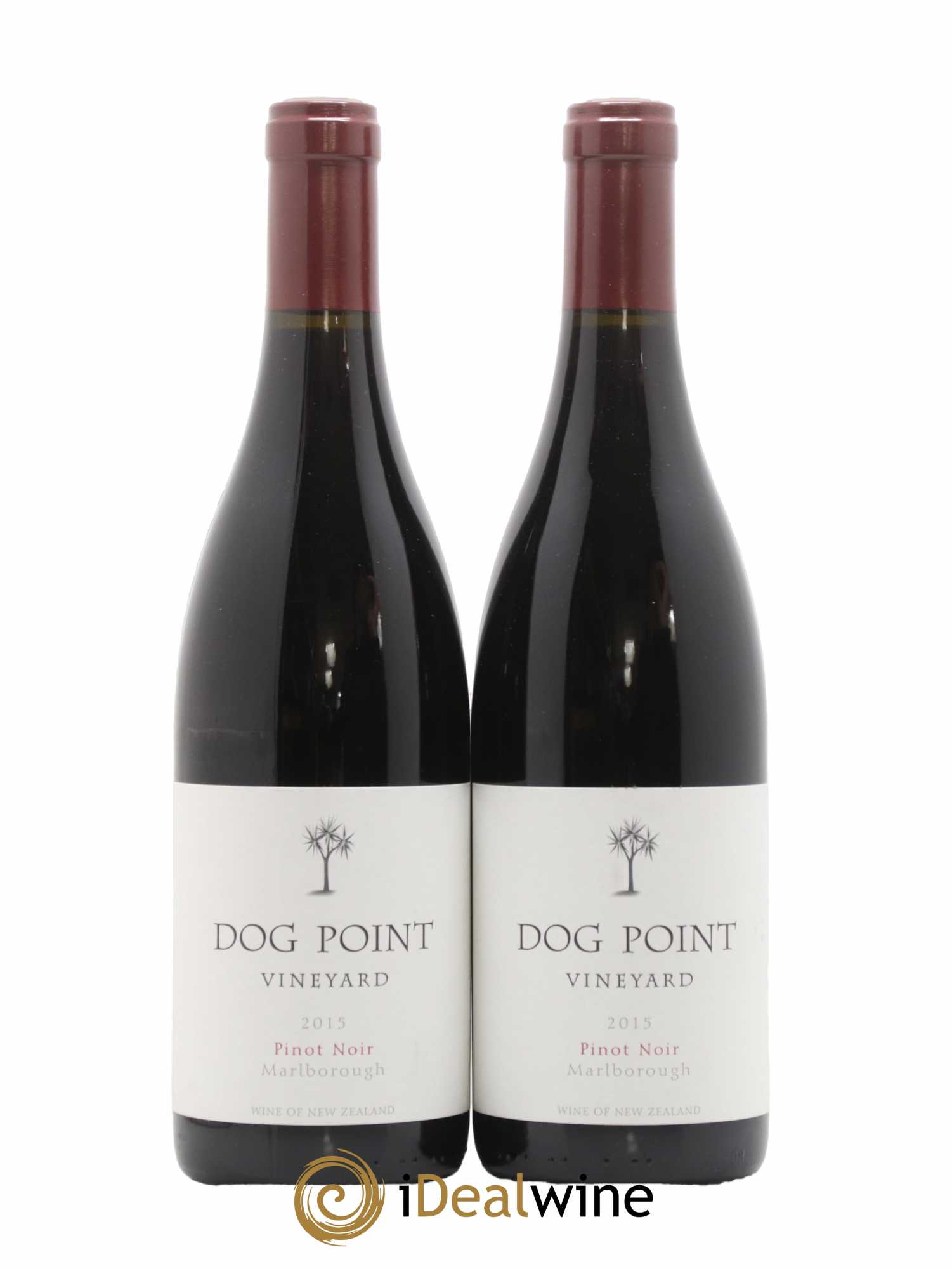 Marlborough Dog Point Pinot Noir 2015 - Lot de 2 bouteilles - 0