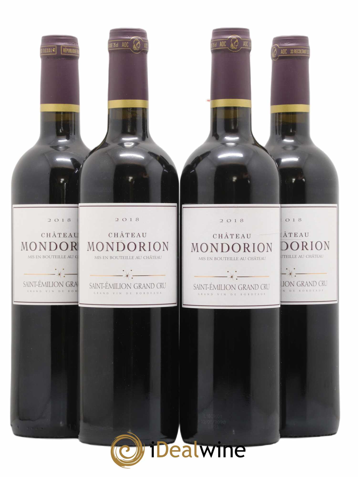 Saint-Émilion Grand Cru 2018 - Posten von 4 Flaschen - 0