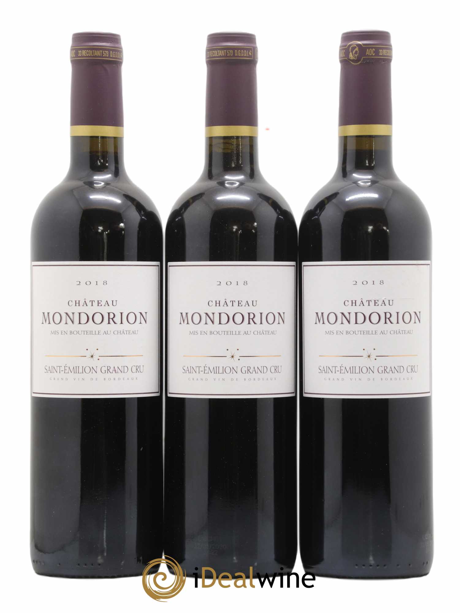 Saint-Émilion Grand Cru 2018 - Posten von 3 Flaschen - 0