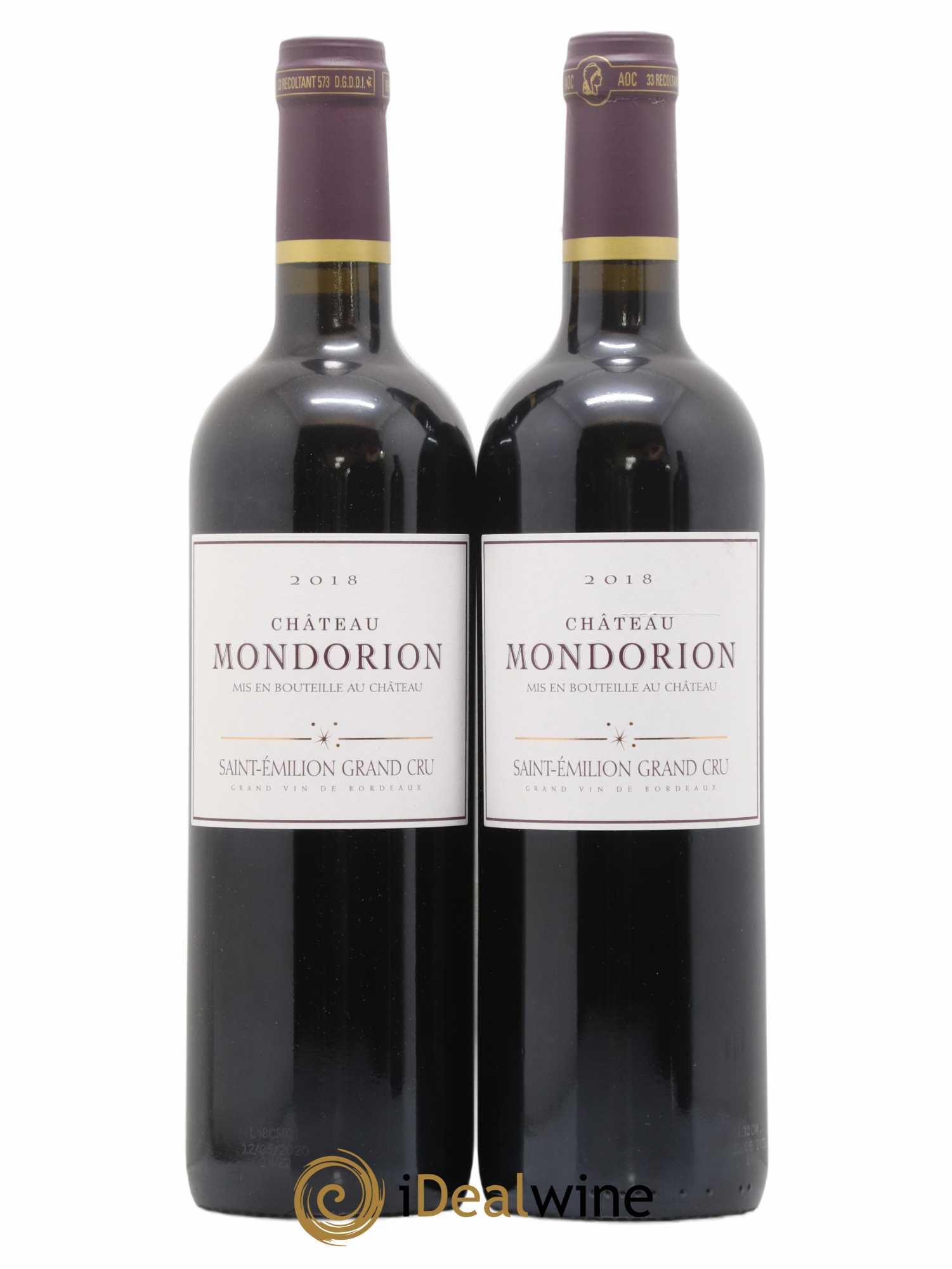Saint-Émilion Grand Cru 2018 - Posten von 2 Flaschen - 0