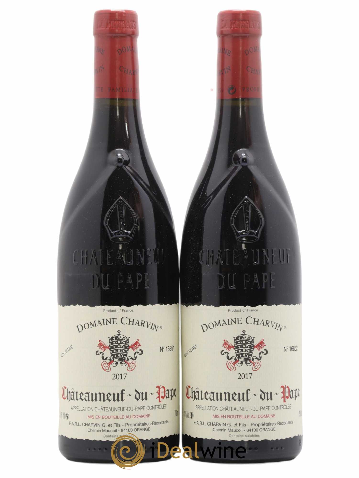 Châteauneuf-du-Pape Charvin (Domaine) 2017 - Lot de 2 bouteilles - 0