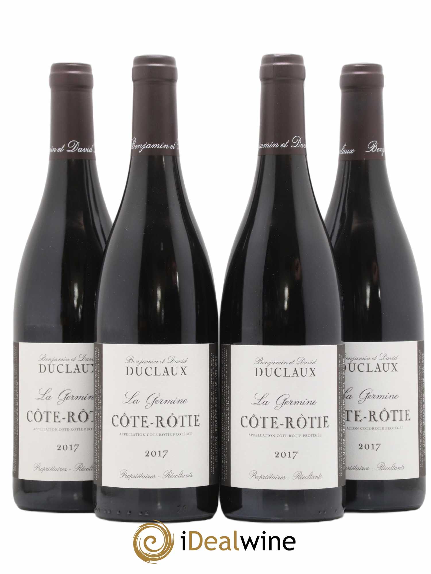 Côte-Rôtie La Germine Domaine Duclaux 2017 - Lot de 4 bouteilles - 0