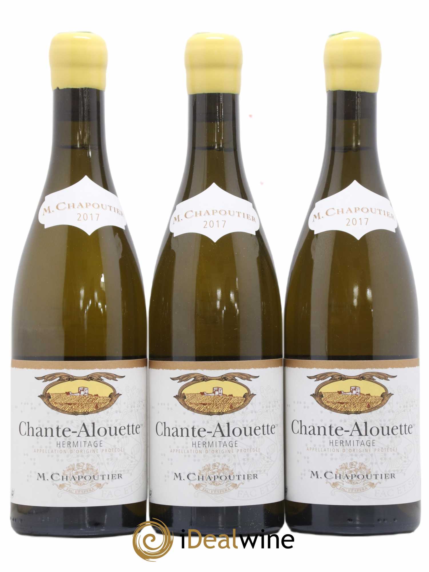 Hermitage Chante Alouette Chapoutier 2017 - Lot de 3 bouteilles - 0