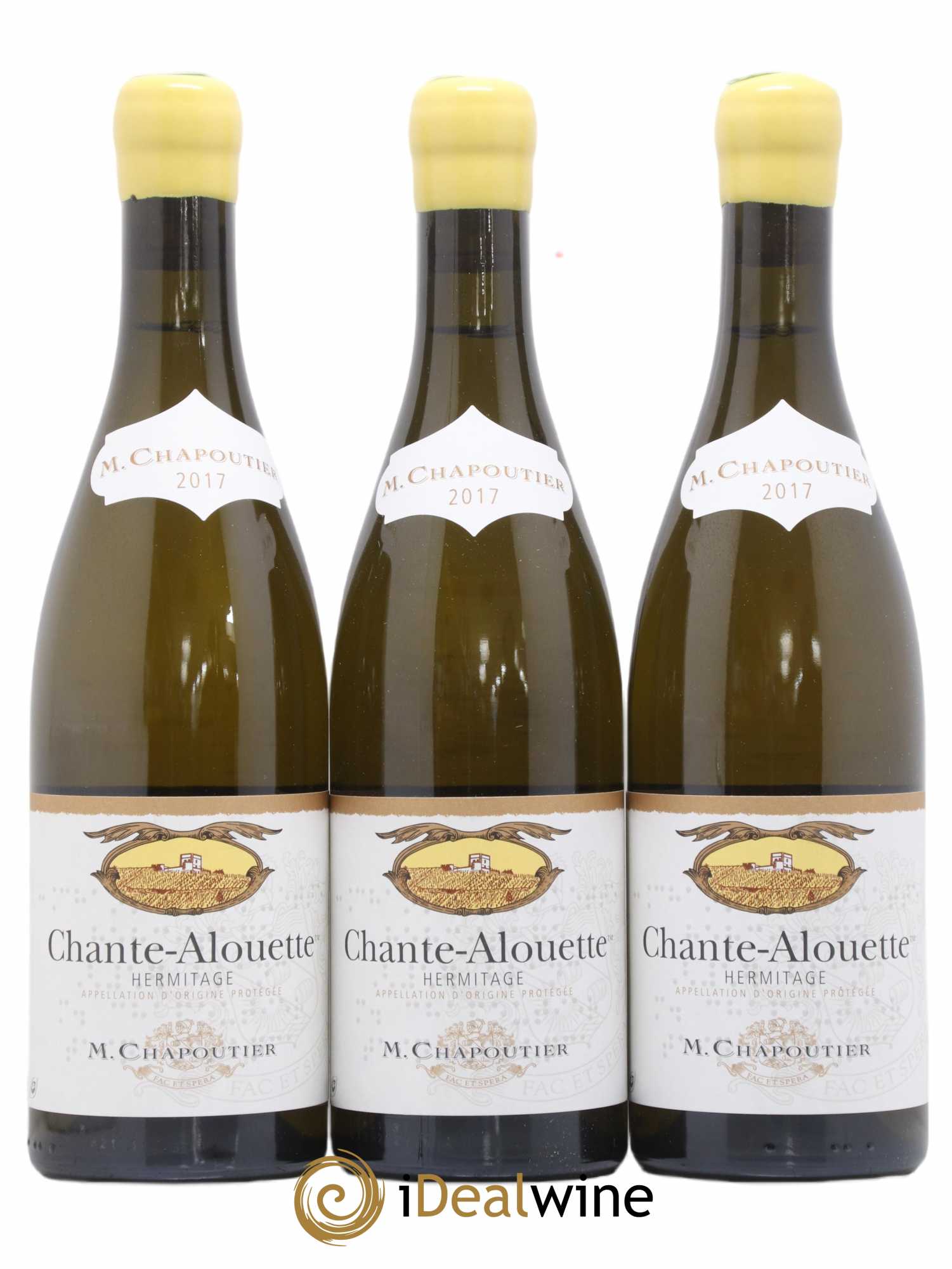 Hermitage Chante Alouette Chapoutier 2017 - Lot de 3 bouteilles - 0
