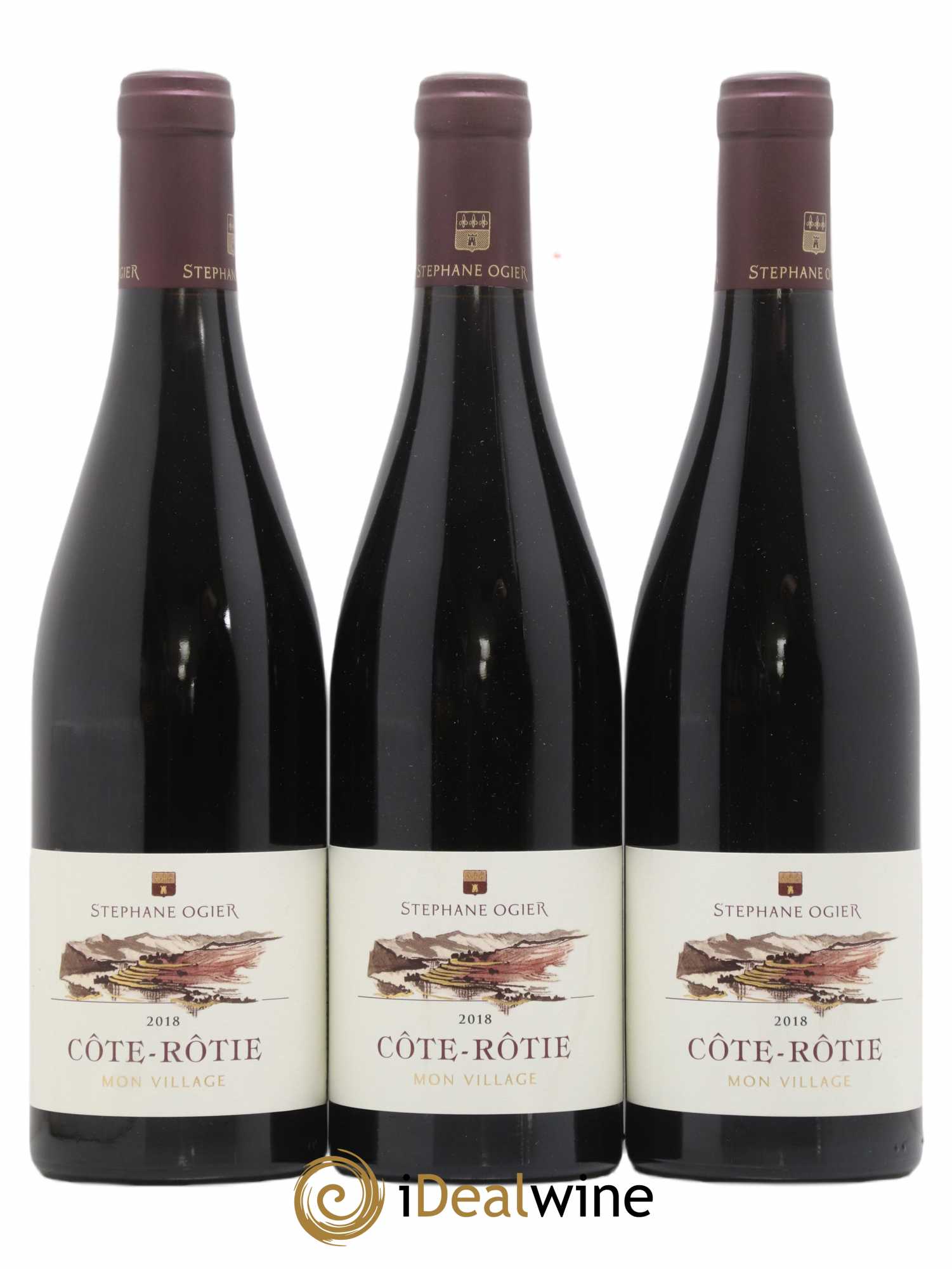 Côte-Rôtie Mon Village Stéphane Ogier 2018 - Lot de 3 bouteilles - 0