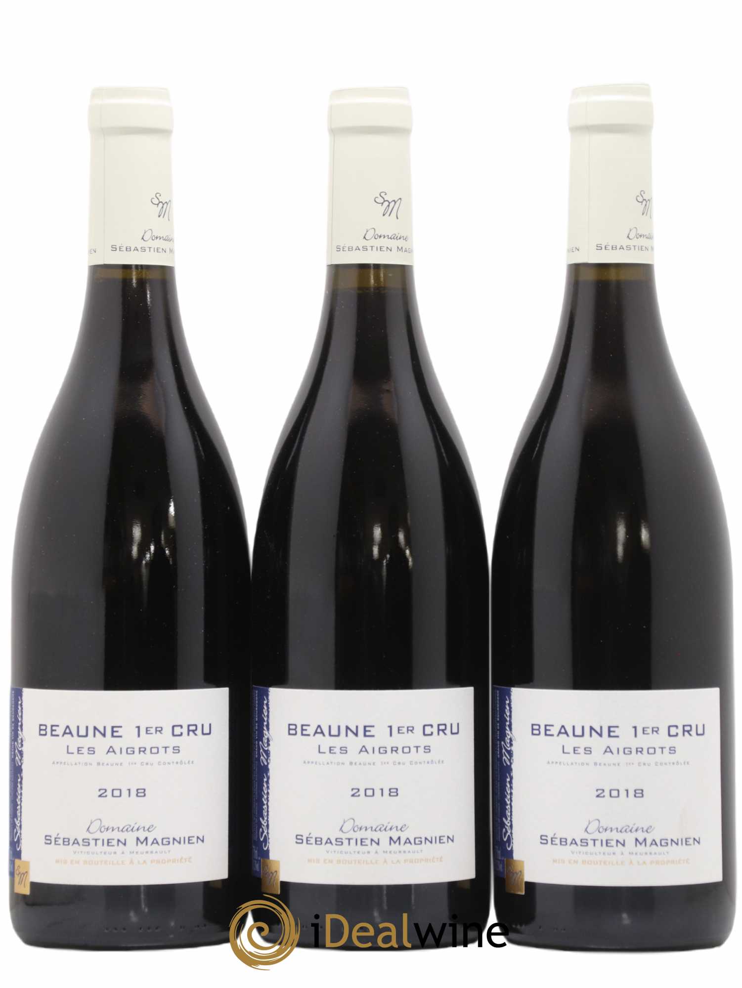 Beaune 1er Cru Les Aigrots Domaine Sebastien Magnien 2018 - Posten von 3 Flaschen - 0