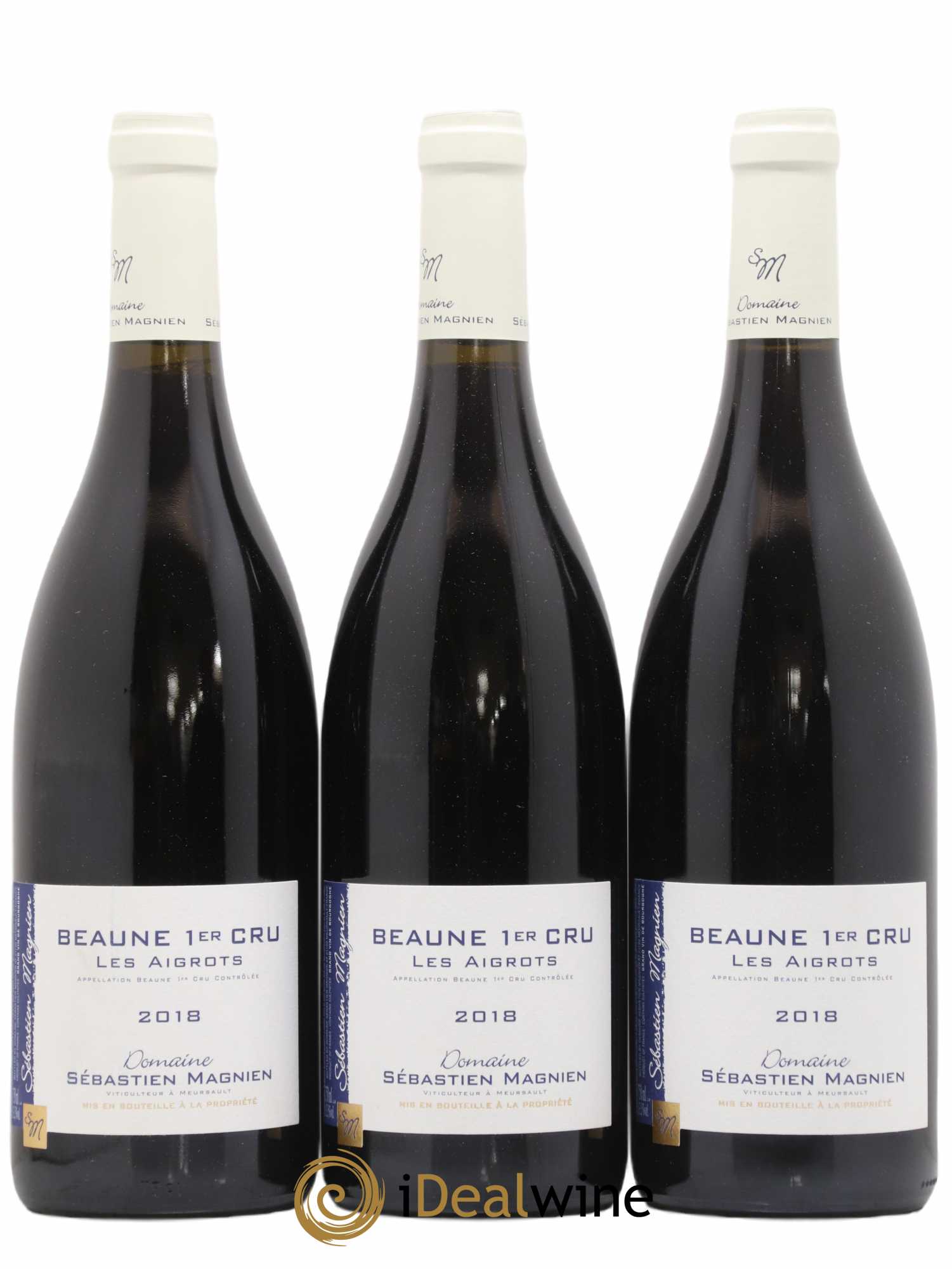 Beaune 1er Cru Les Aigrots Domaine Sebastien Magnien 2018 - Posten von 3 Flaschen - 0