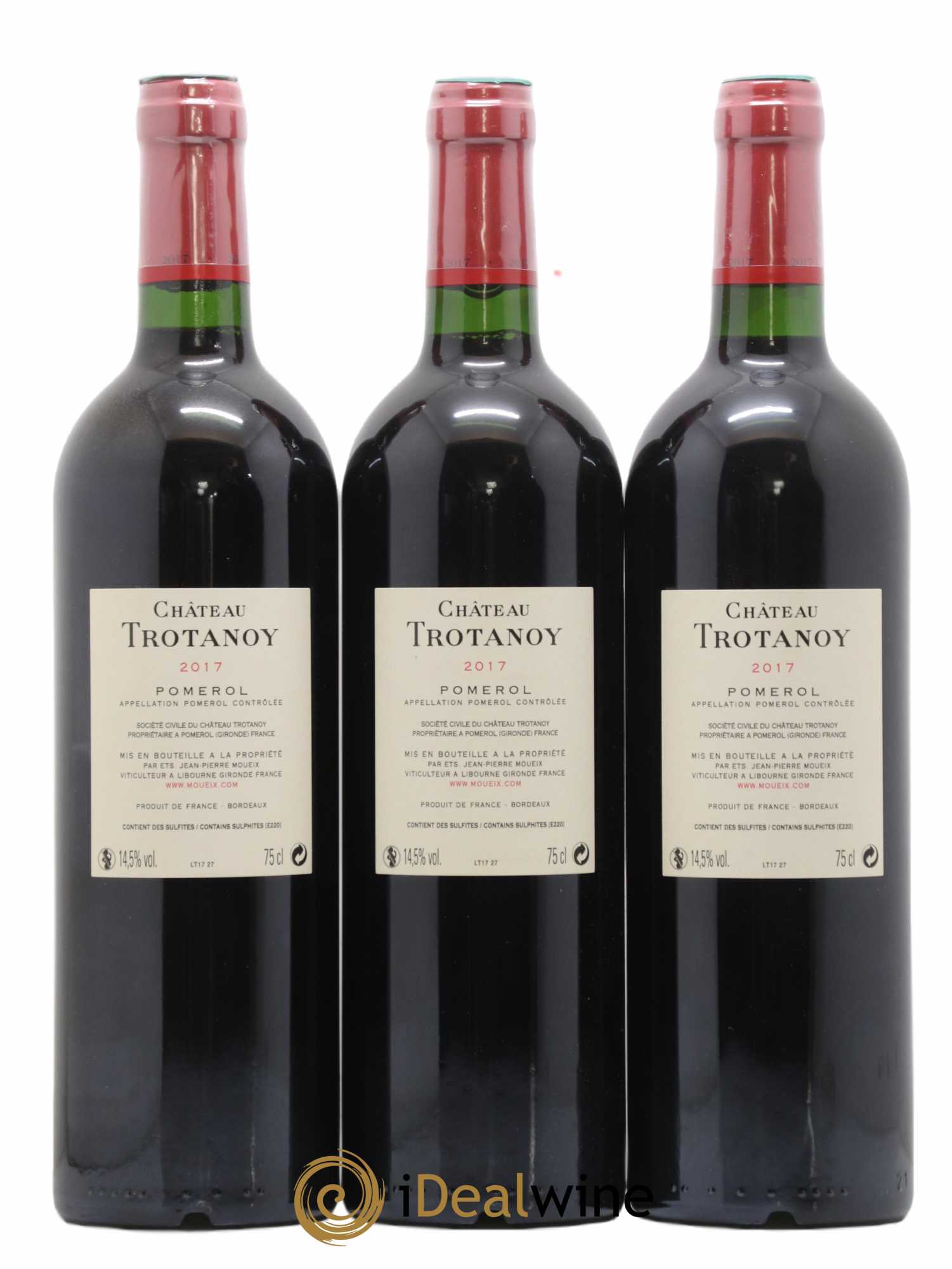 Château Trotanoy 2017 - Lot de 3 bouteilles - 1