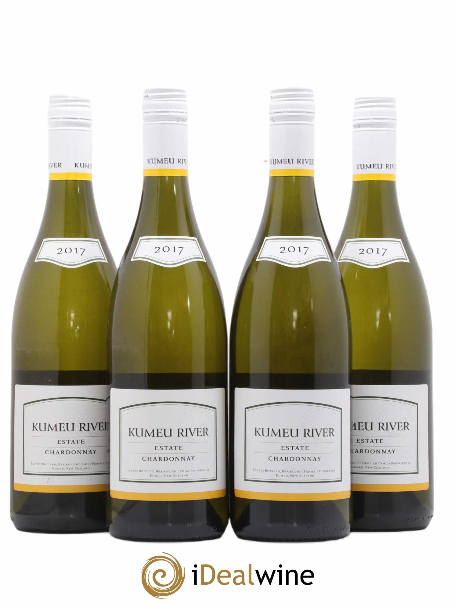 Nouvelle Zélande Kumeu River Auckland Estate Chardonnay 2017 - Posten von 4 Flaschen - 0