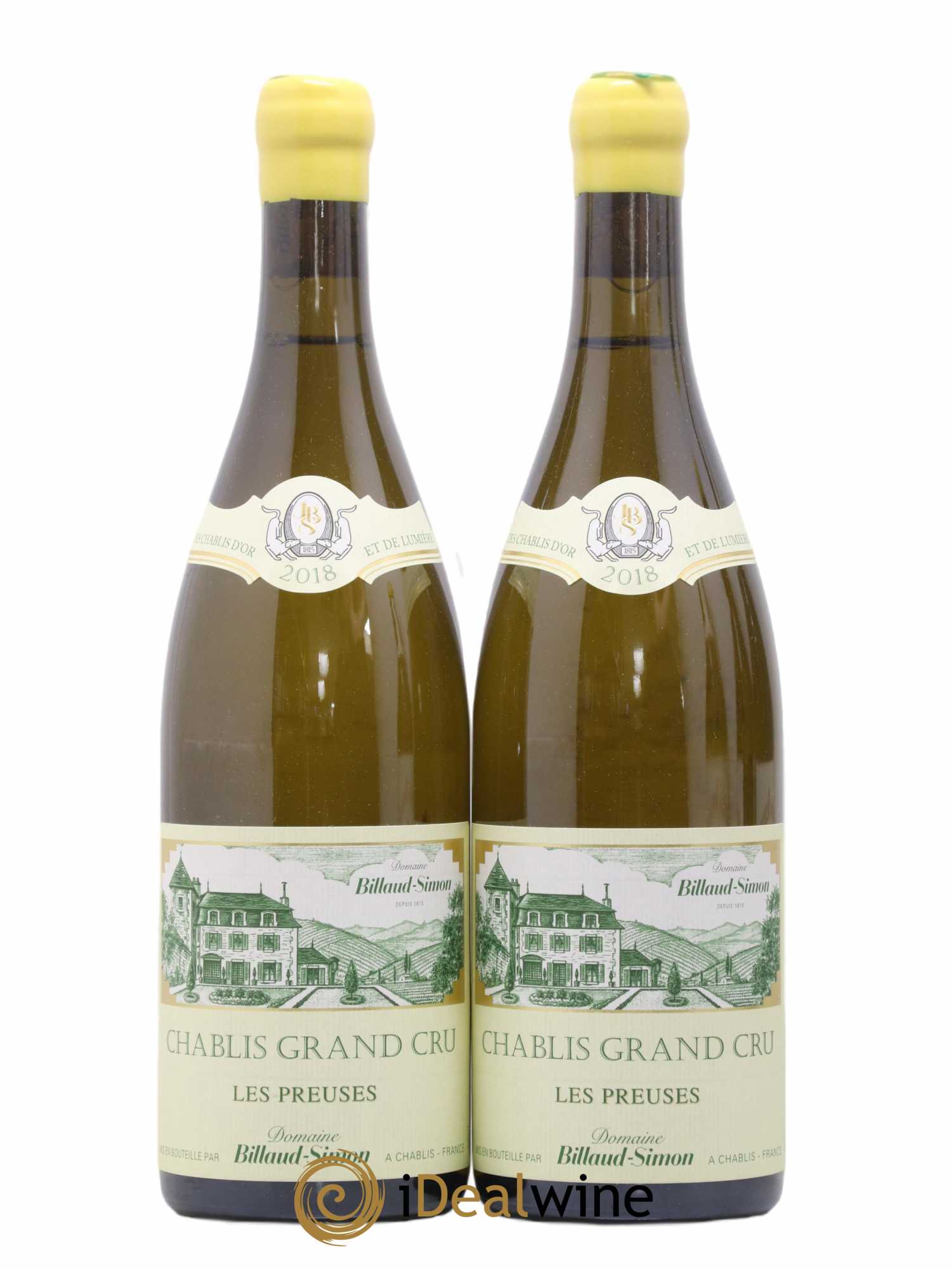 Chablis Grand Cru Les Preuses Billaud-Simon (Domaine) 2018 - Lot de 2 bouteilles - 0