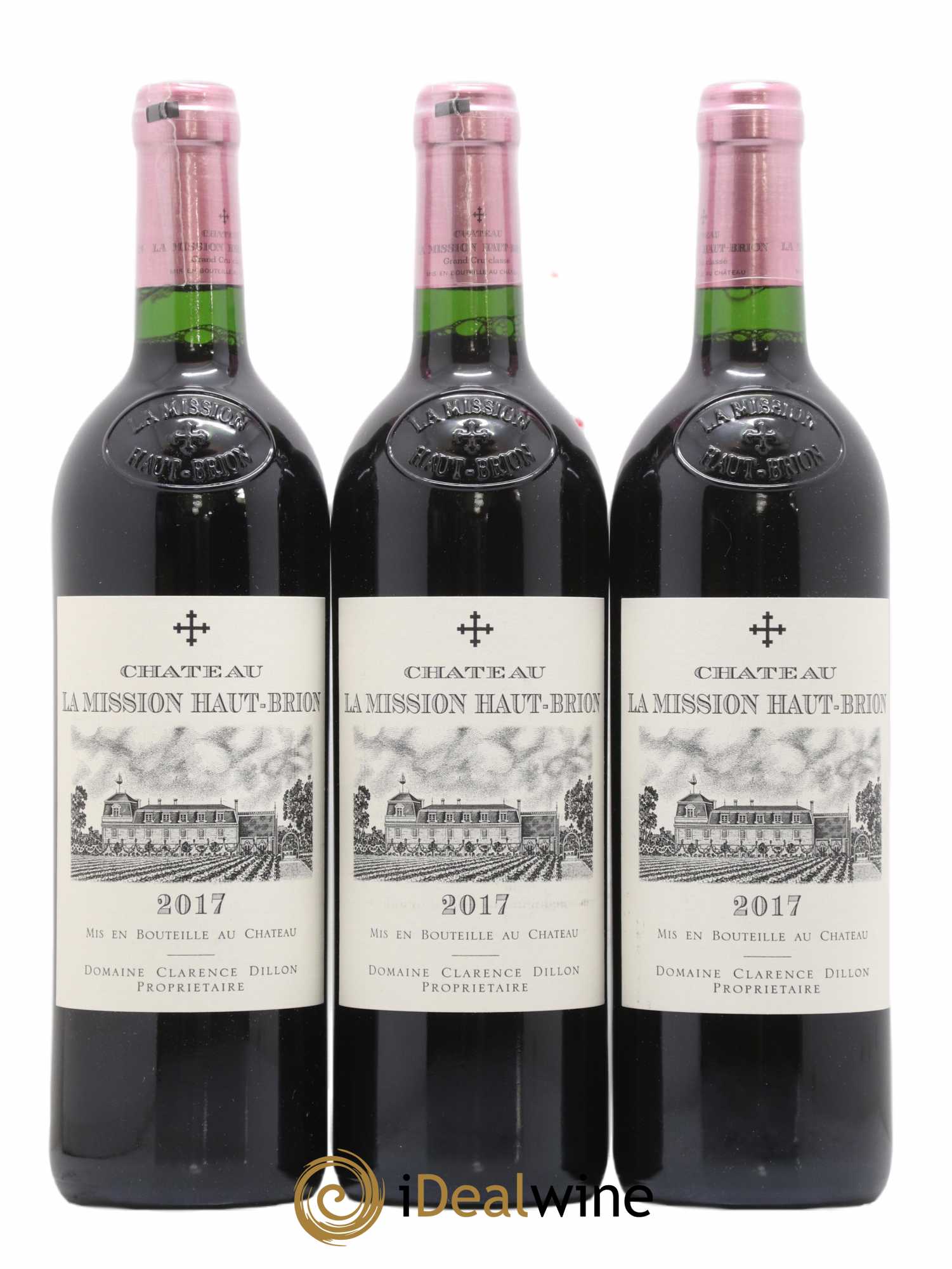 Château la Mission Haut-Brion Cru Classé de Graves 2017 - Lot de 3 bouteilles - 0