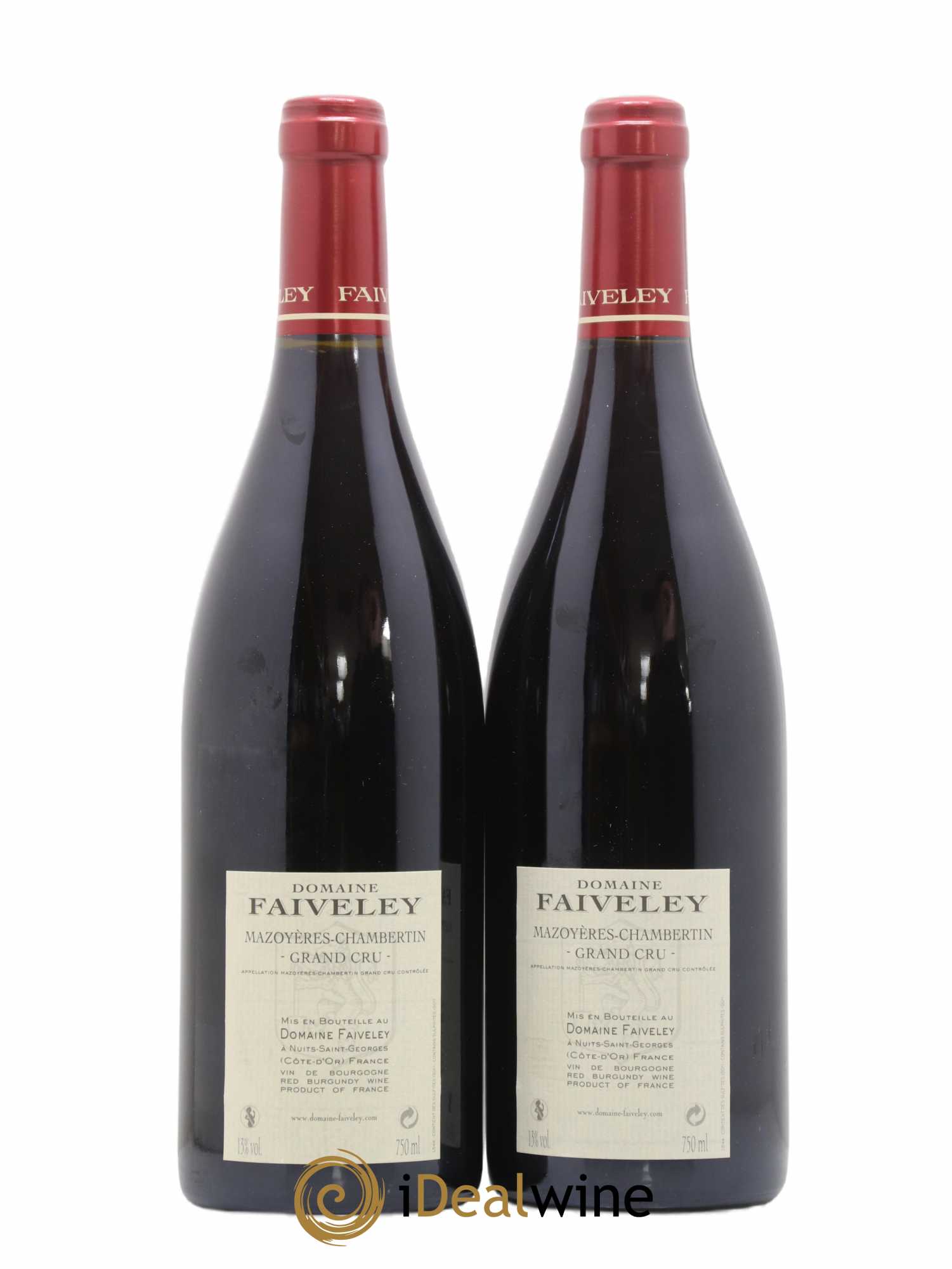 Mazoyères-Chambertin Grand Cru Faiveley 2014 - Lot of 2 bottles - 1