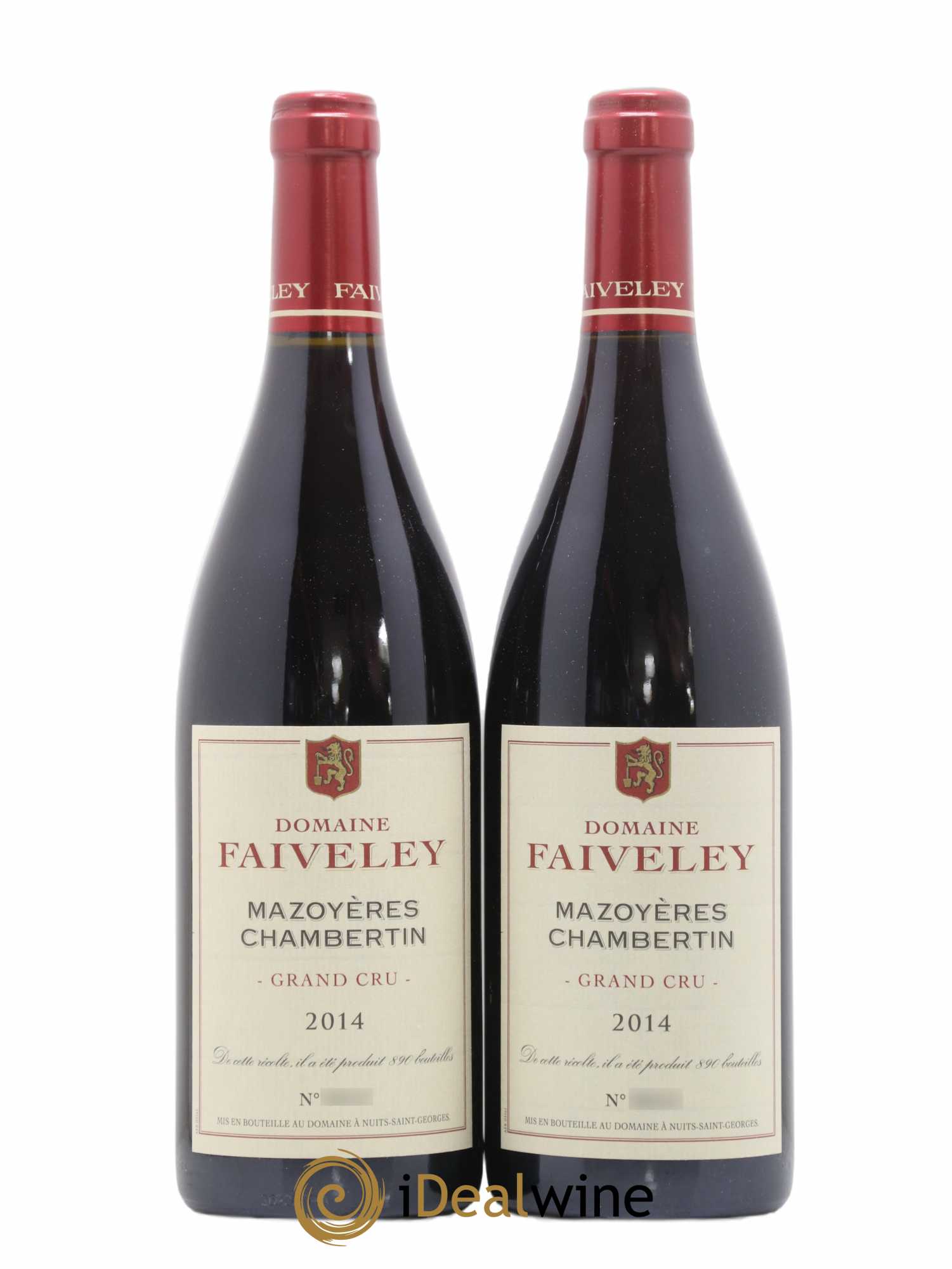 Mazoyères-Chambertin Grand Cru Faiveley 2014 - Lot of 2 bottles - 0