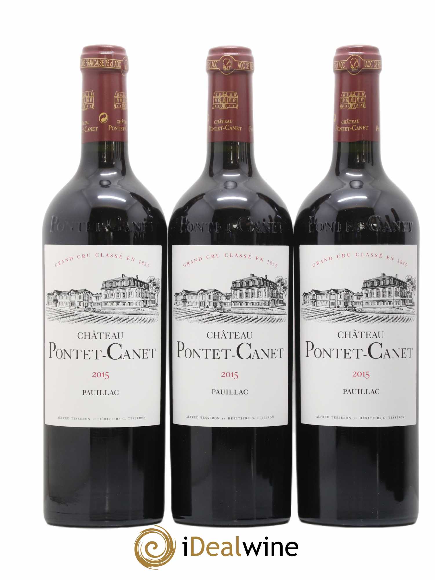 Château Pontet Canet 5ème Grand Cru Classé 2015 - Lot de 6 bouteilles - 2