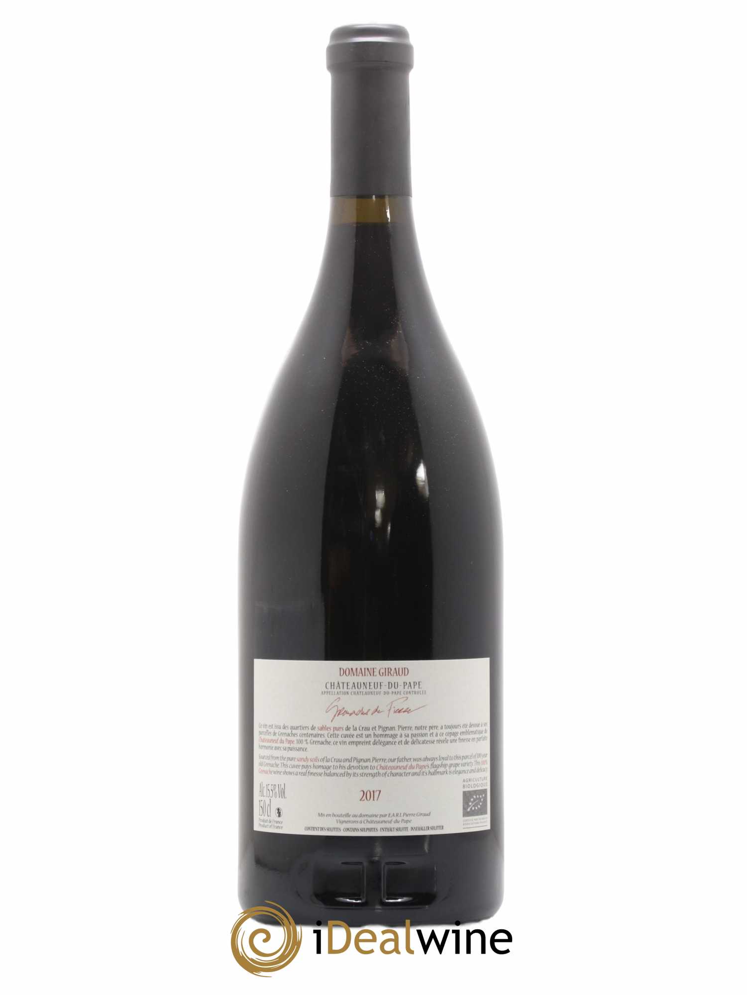 Châteauneuf-du-Pape Les Grenaches De Pierre Giraud (Domaine) 2017 - Lot de 1 magnum - 1