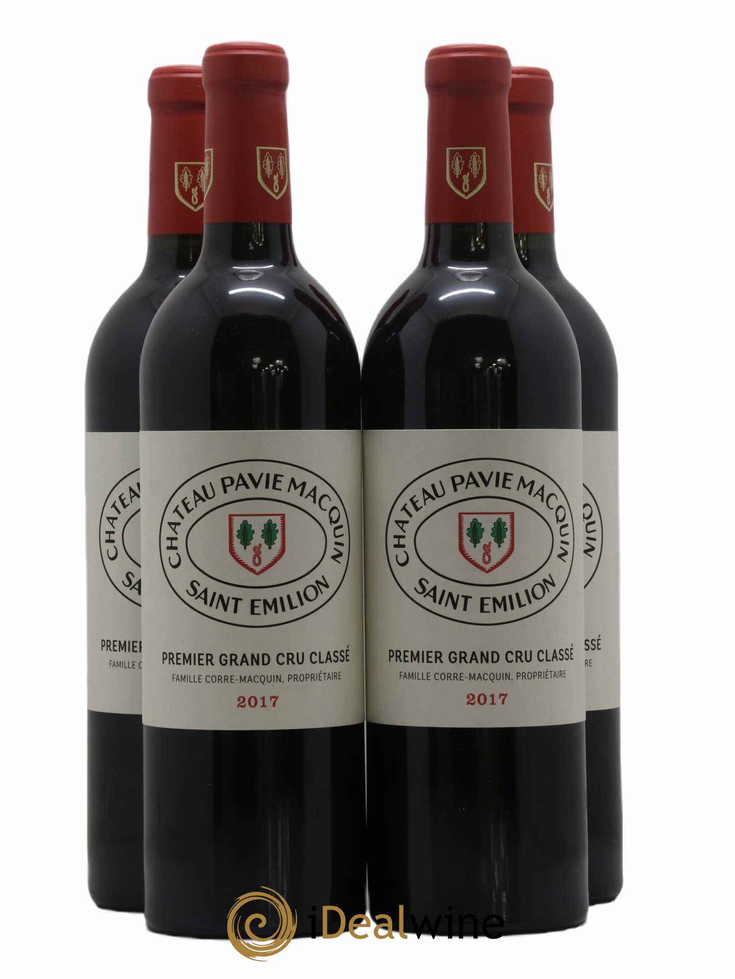 Château Pavie Macquin 1er Grand Cru Classé B 2017 - Lot de 4 bouteilles - 0