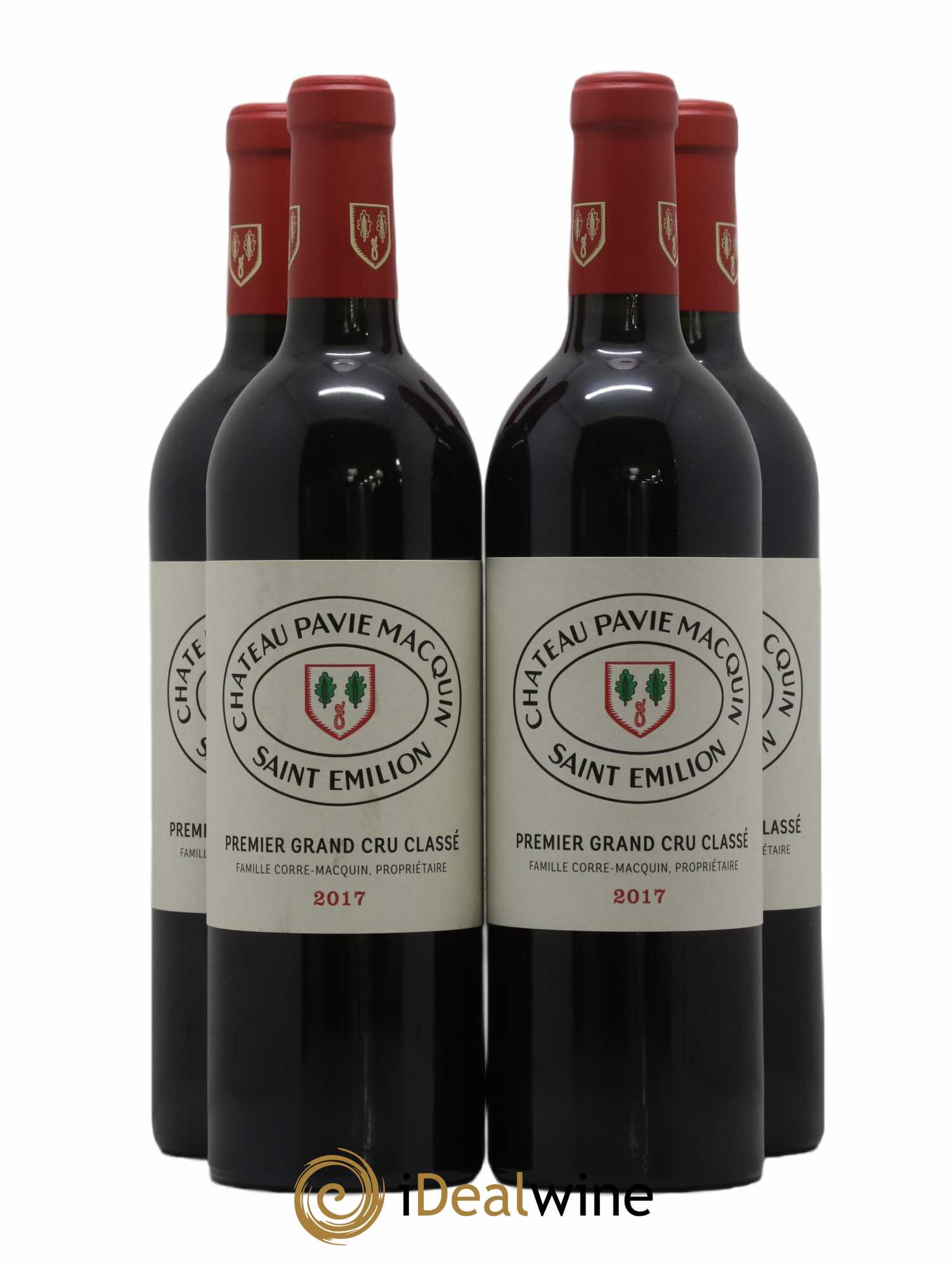 Château Pavie Macquin 1er Grand Cru Classé B 2017 - Lot de 4 bouteilles - 0