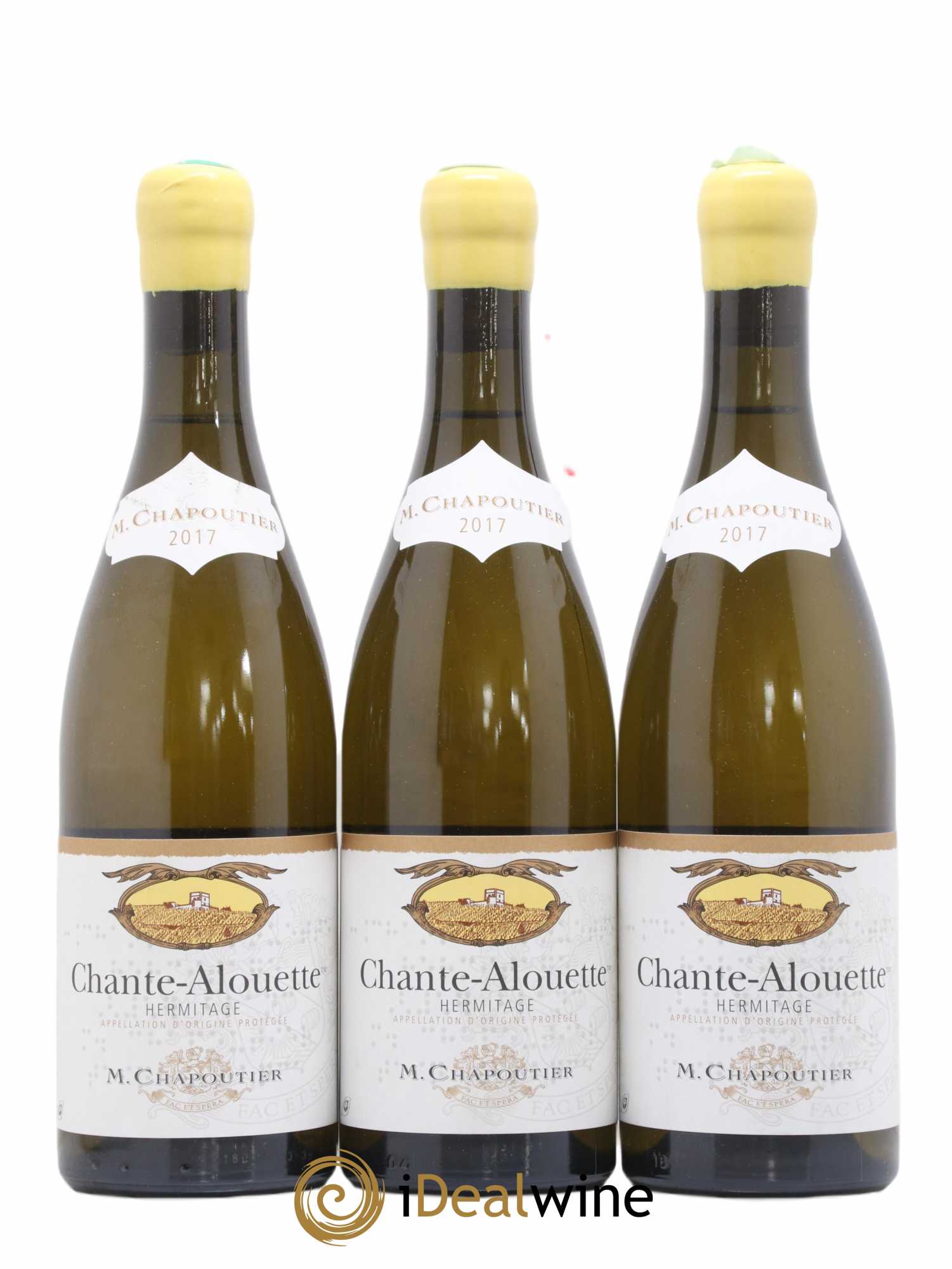 Hermitage Chante Alouette Chapoutier 2017 - Lot de 3 bouteilles - 0