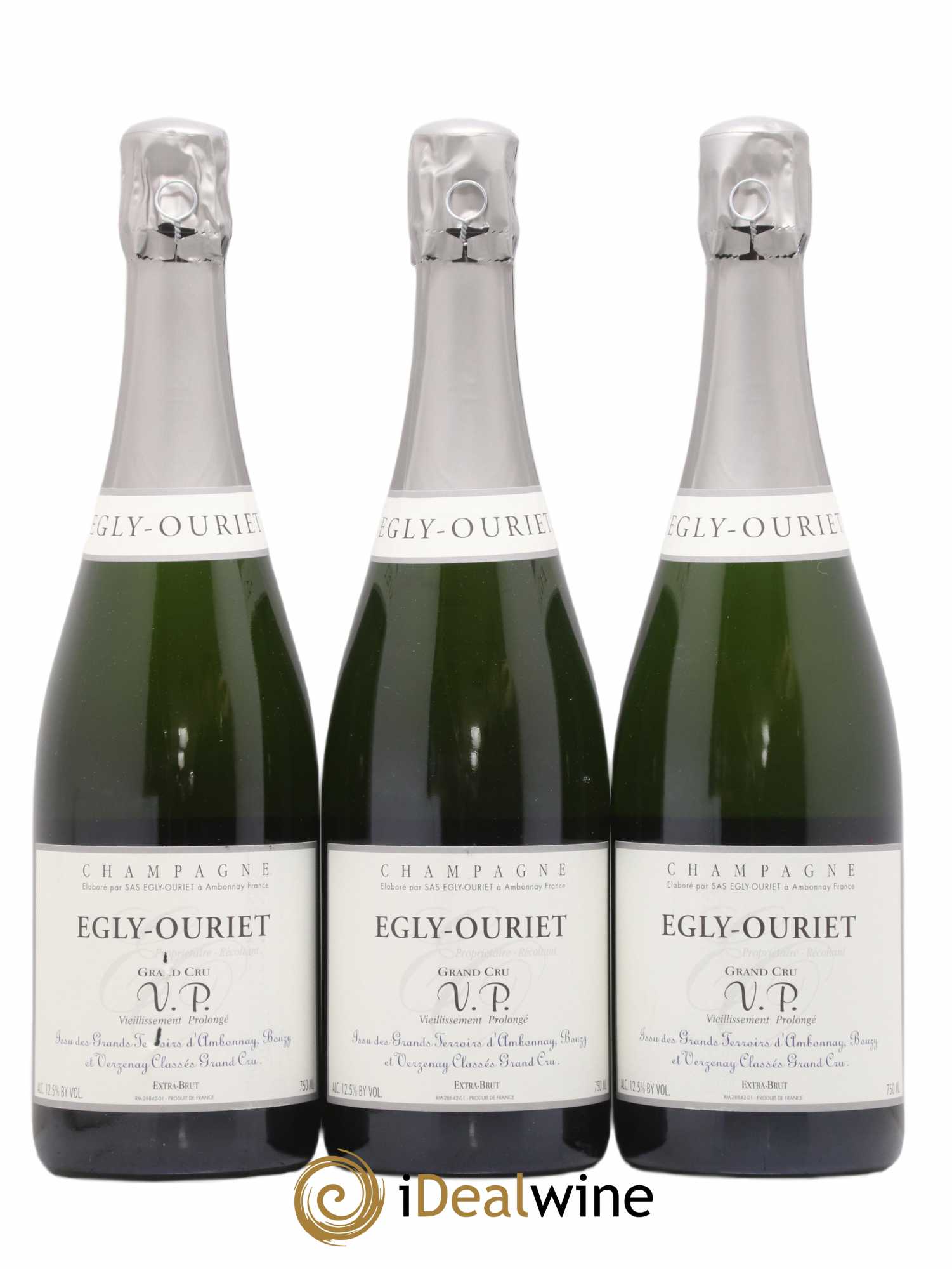 Extra-Brut VP Egly-Ouriet - Lot de 3 bouteilles - 0