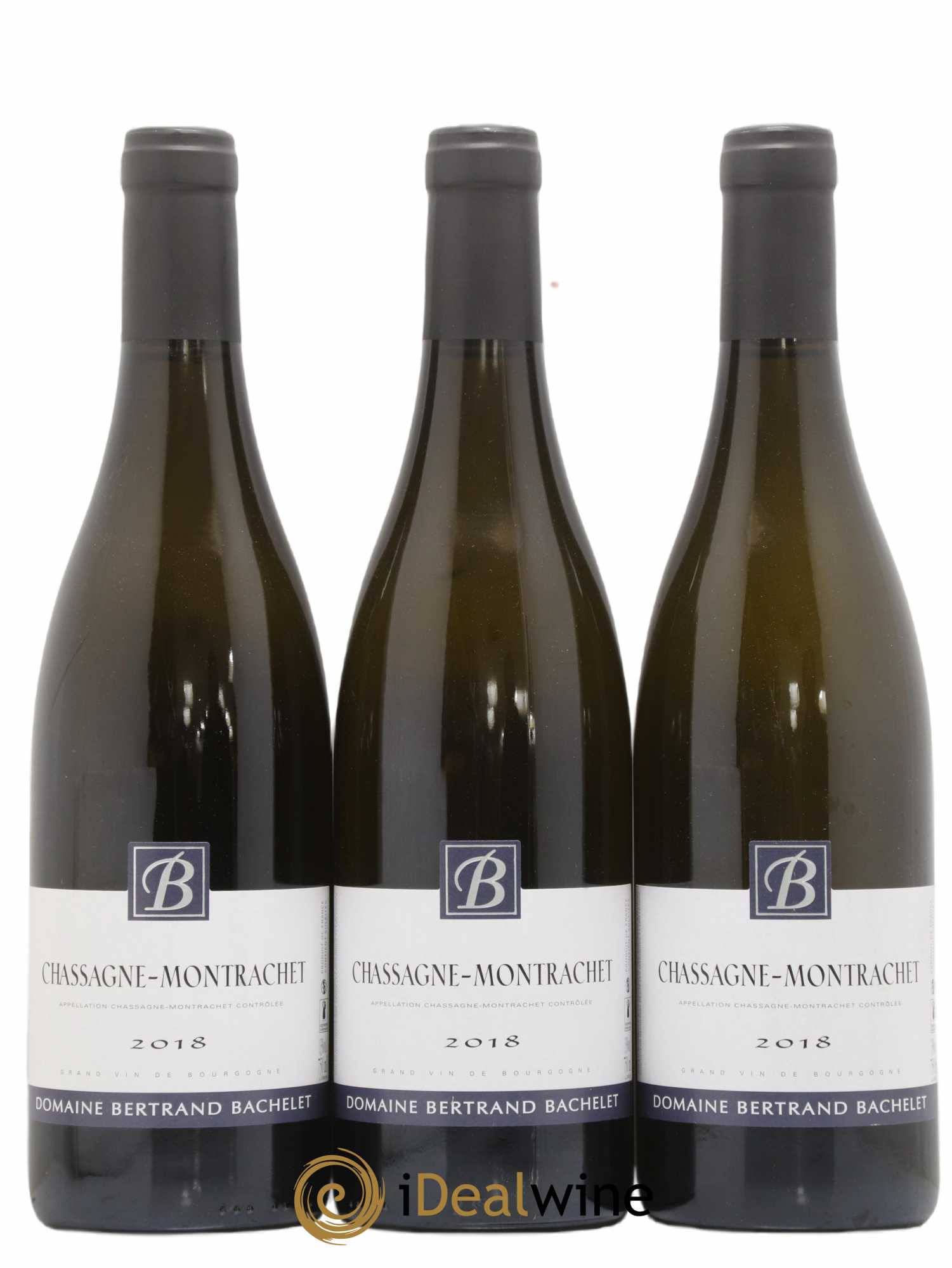 Chassagne-Montrachet Bertrand Bachelet 2018 - Lot de 3 bouteilles - 0