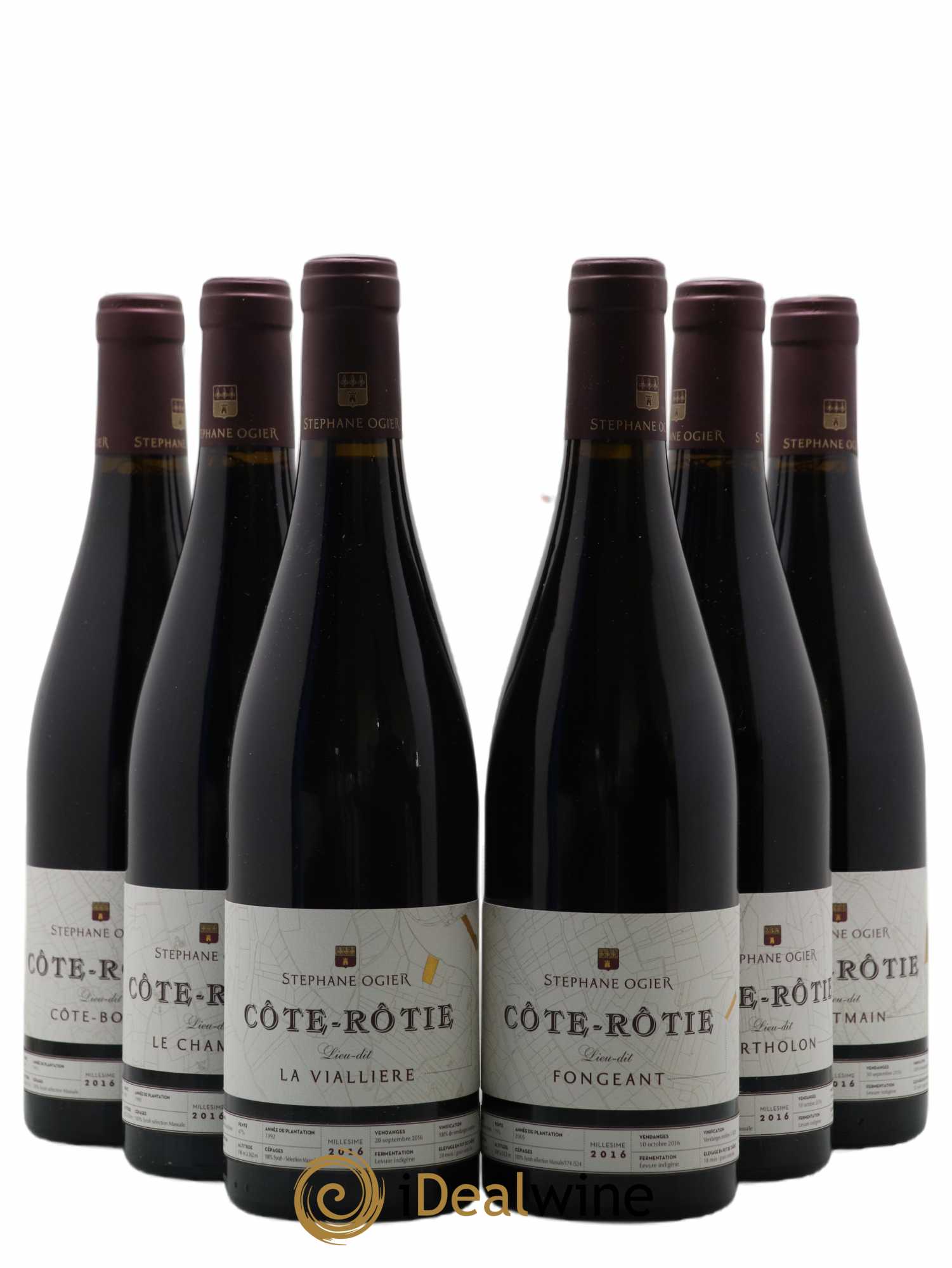 Assortiment Sélection Lieux-Dits Stéphane Ogier 2016 - Lot de 6 bouteilles - 0
