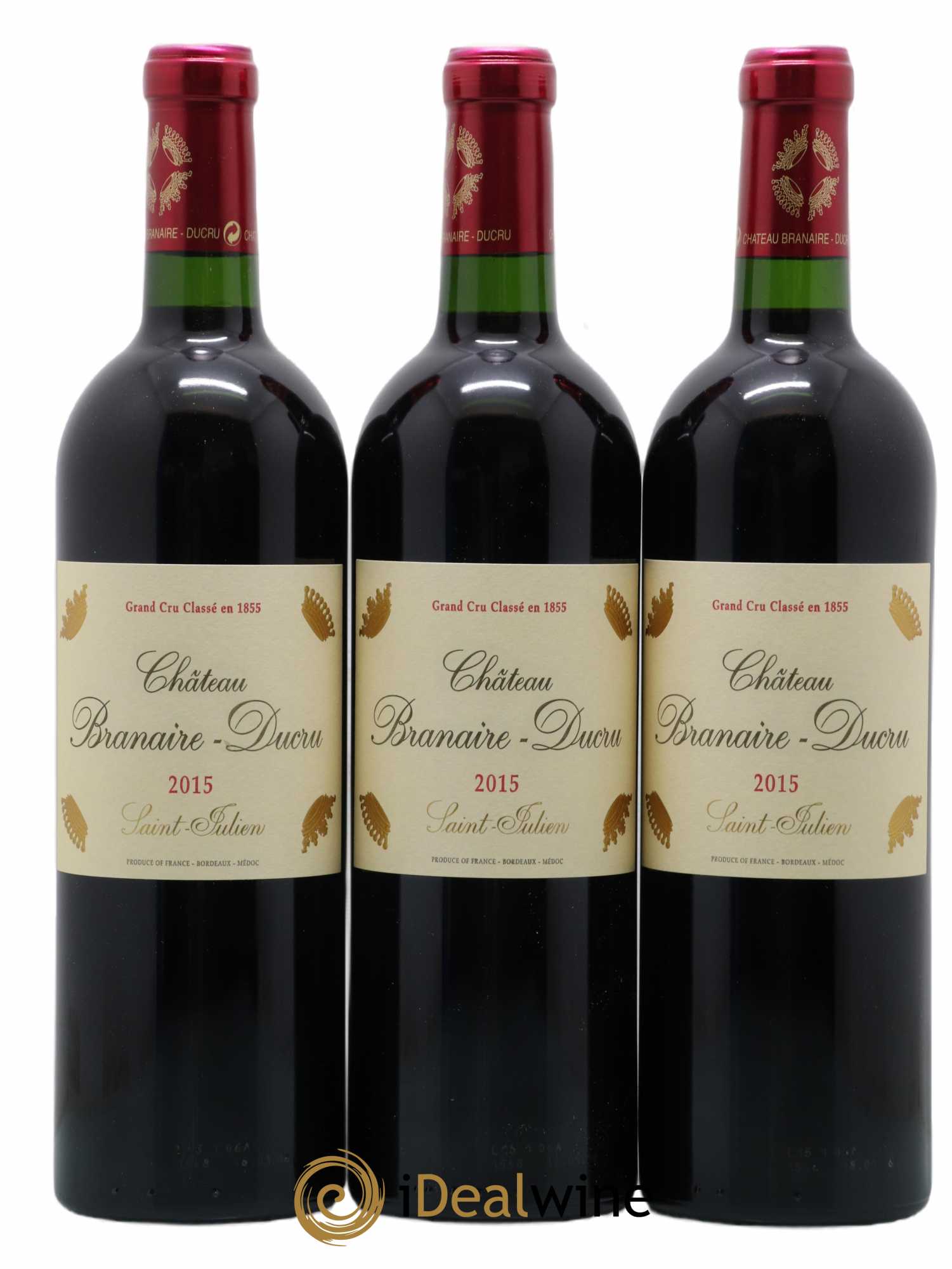 Château Branaire Ducru 4ème Grand Cru Classé  (sans prix de réserve) 2015 - Lot de 12 bouteilles - 1