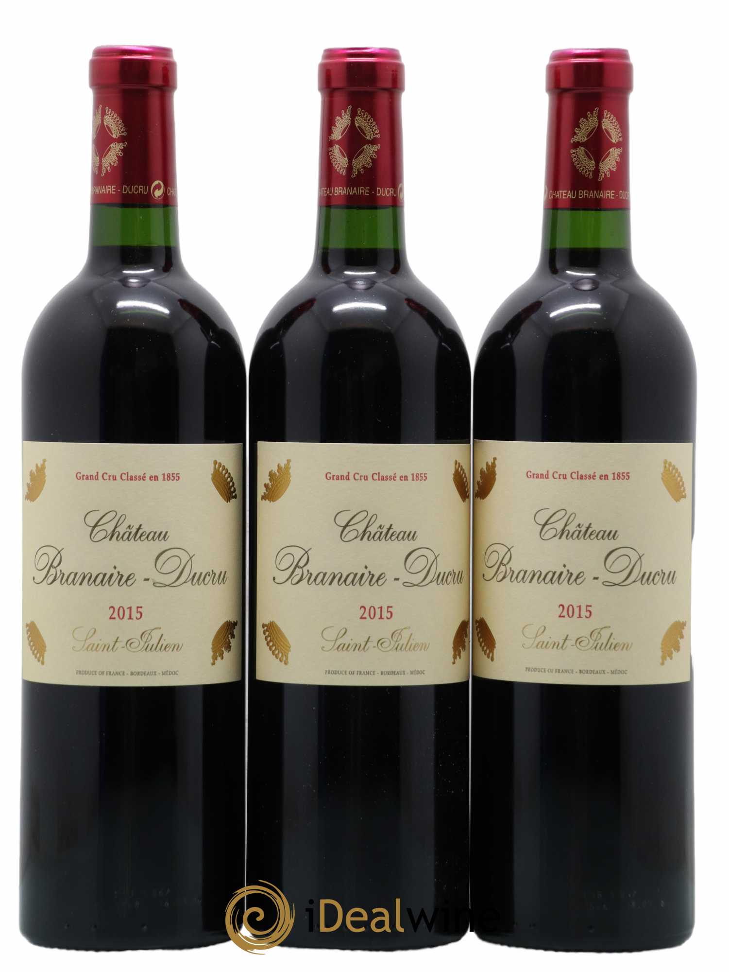Château Branaire Ducru 4ème Grand Cru Classé  (sans prix de réserve) 2015 - Lot de 12 bouteilles - 2