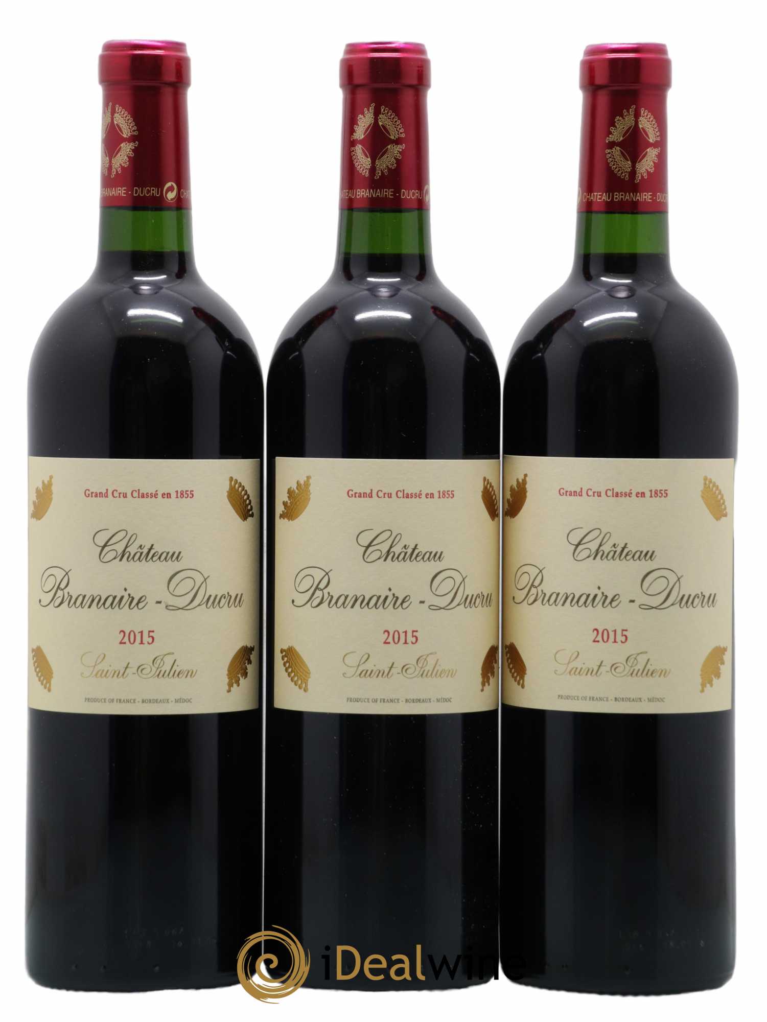 Château Branaire Ducru 4ème Grand Cru Classé  (sans prix de réserve) 2015 - Lot de 12 bouteilles - 3