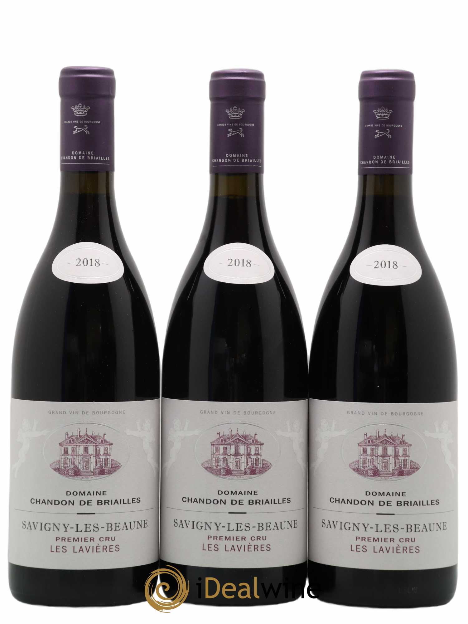 Savigny-lès-Beaune 1er Cru Les Lavières Chandon de Briailles 2018 - Lot de 3 bouteilles - 0