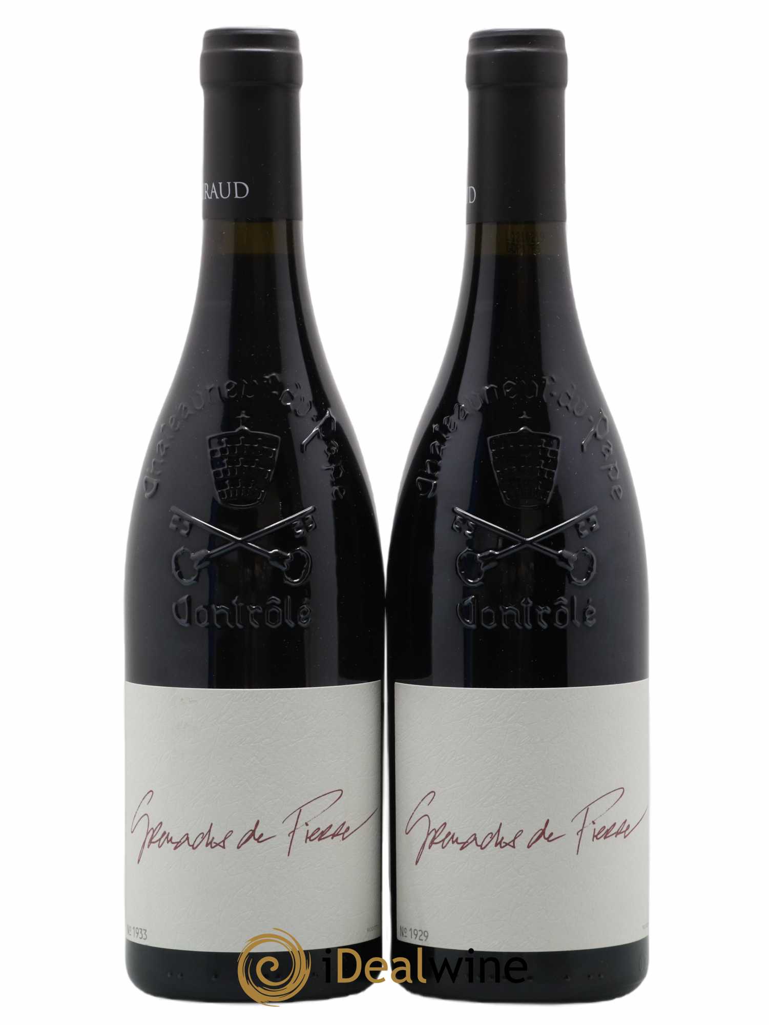 Châteauneuf-du-Pape Les Grenaches De Pierre Giraud (Domaine) 2017 - Lotto di 2 bottiglie - 0