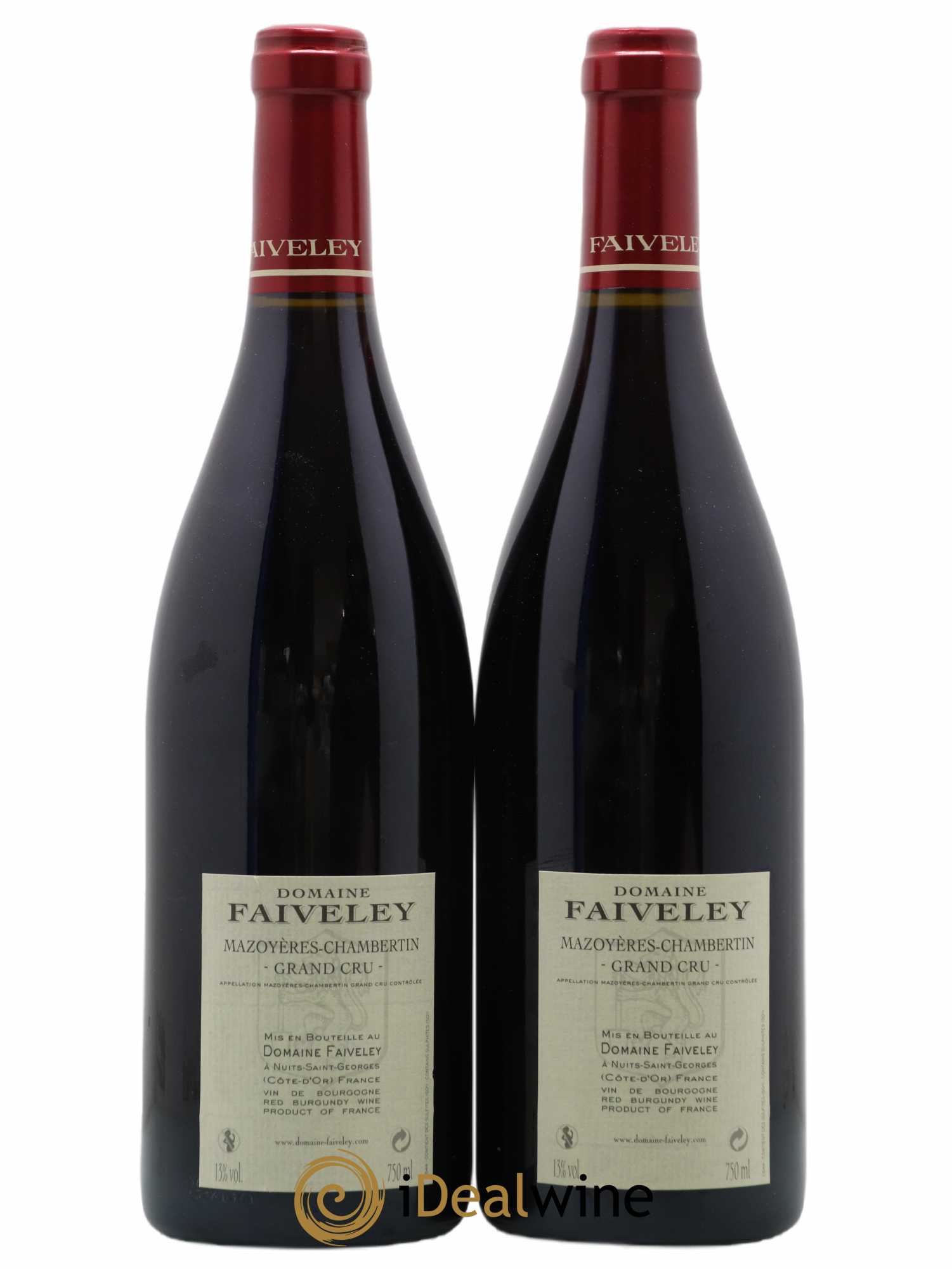 Mazoyères-Chambertin Grand Cru Domaine Faiveley 2014 - Lot de 2 bouteilles - 1