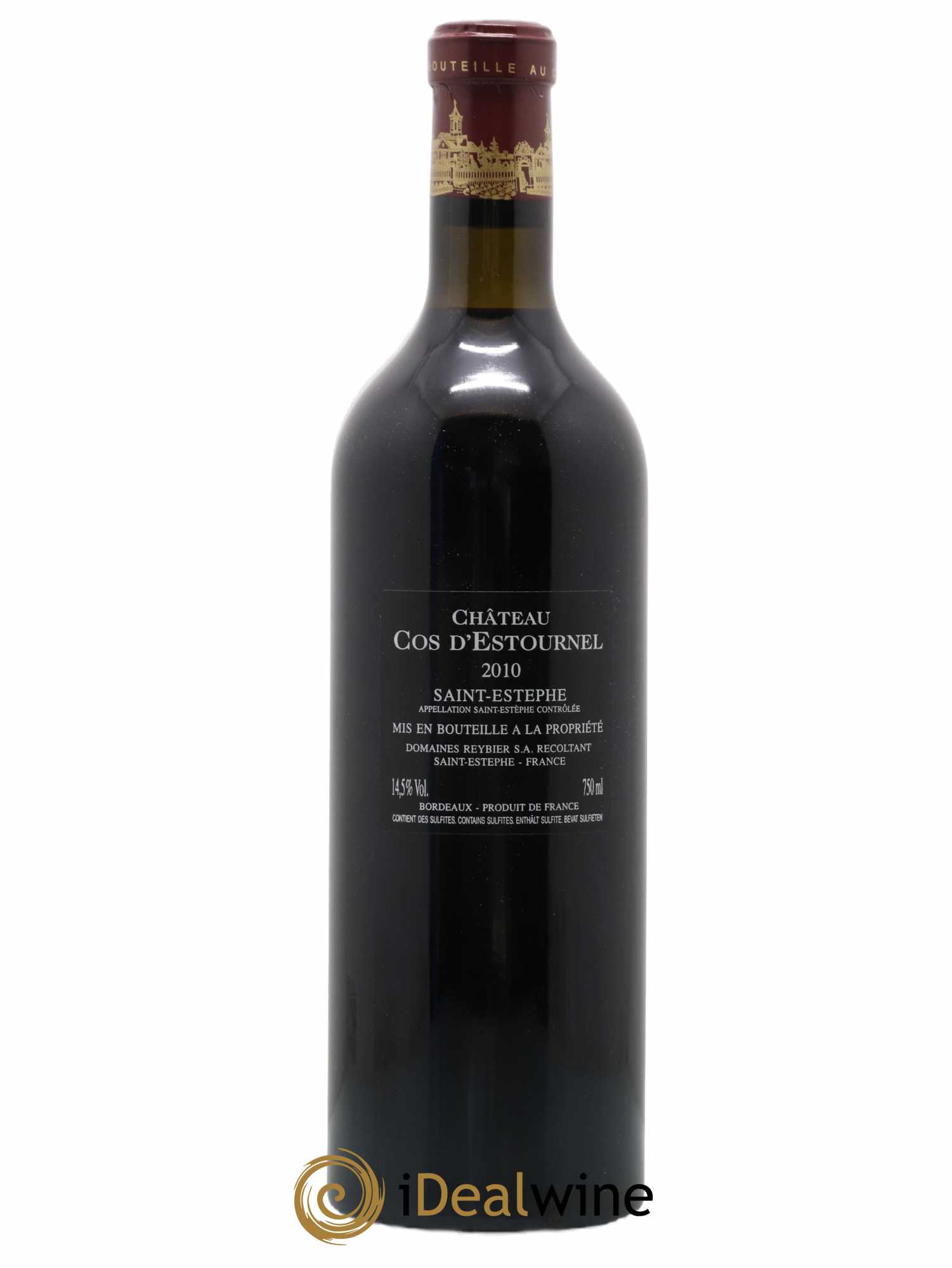 Cos d'Estournel 2ème Grand Cru Classé 2010 - Lot de 1 bouteille - 1