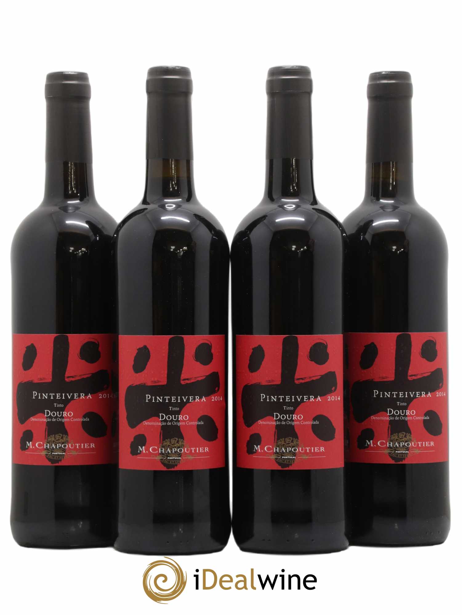 Douro Chapoutier Pinteivera (sans prix de réserve) 2014 - Lot de 4 bouteilles - 0