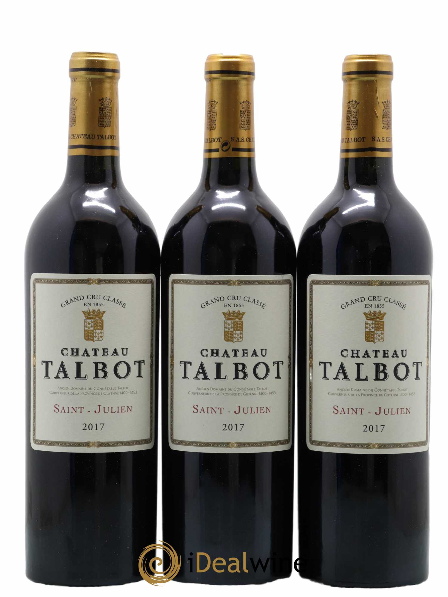 Château Talbot 4ème Grand Cru Classé 2017 - Lot de 12 bouteilles - 3