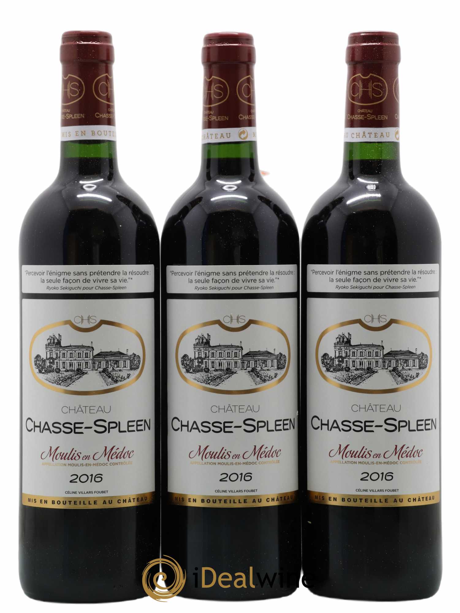 Château Chasse Spleen 2016 - Lot de 6 bouteilles - 1