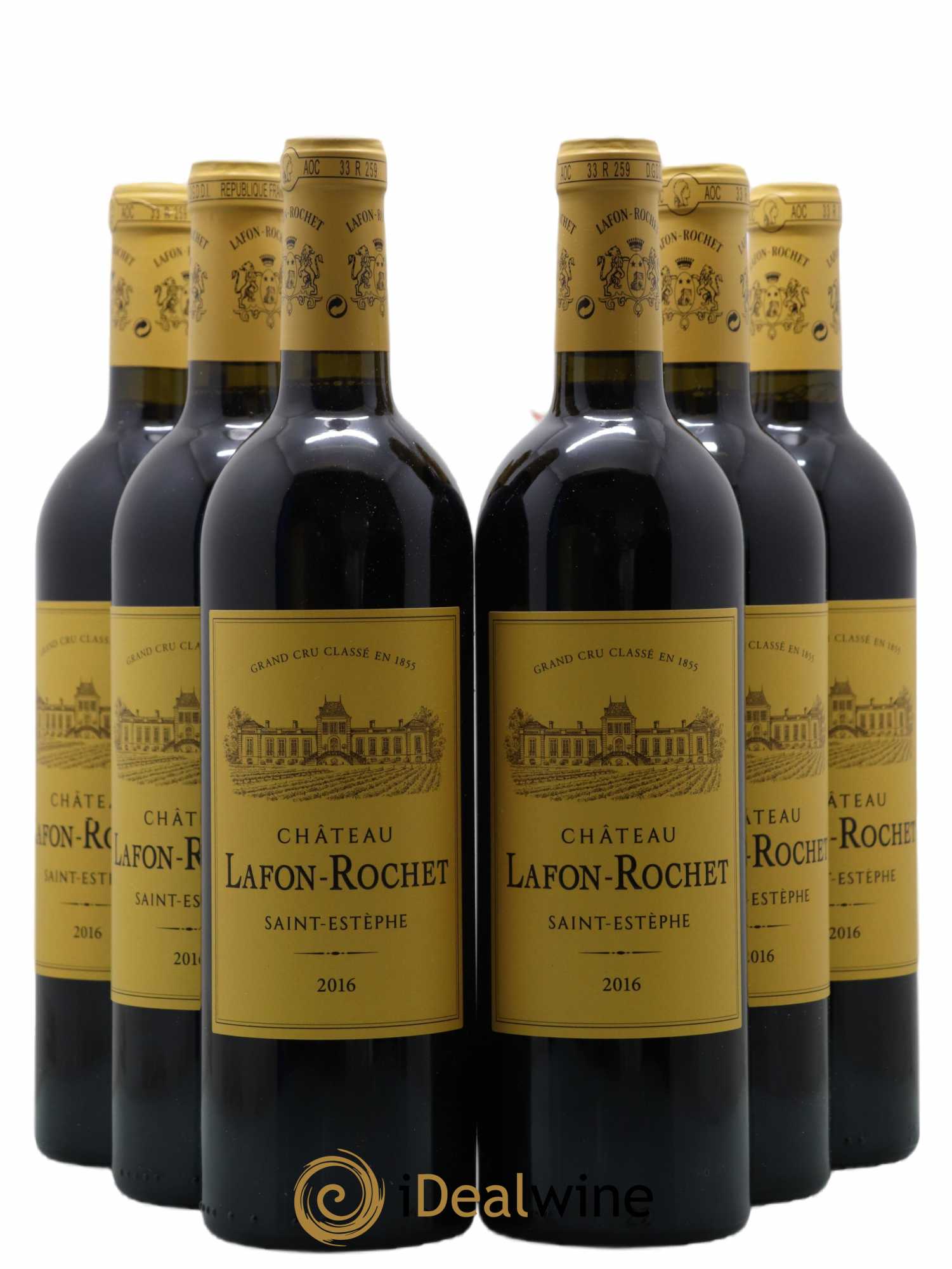 Château Lafon Rochet 4ème Grand Cru Classé 2016 - Lot de 6 bouteilles - 0