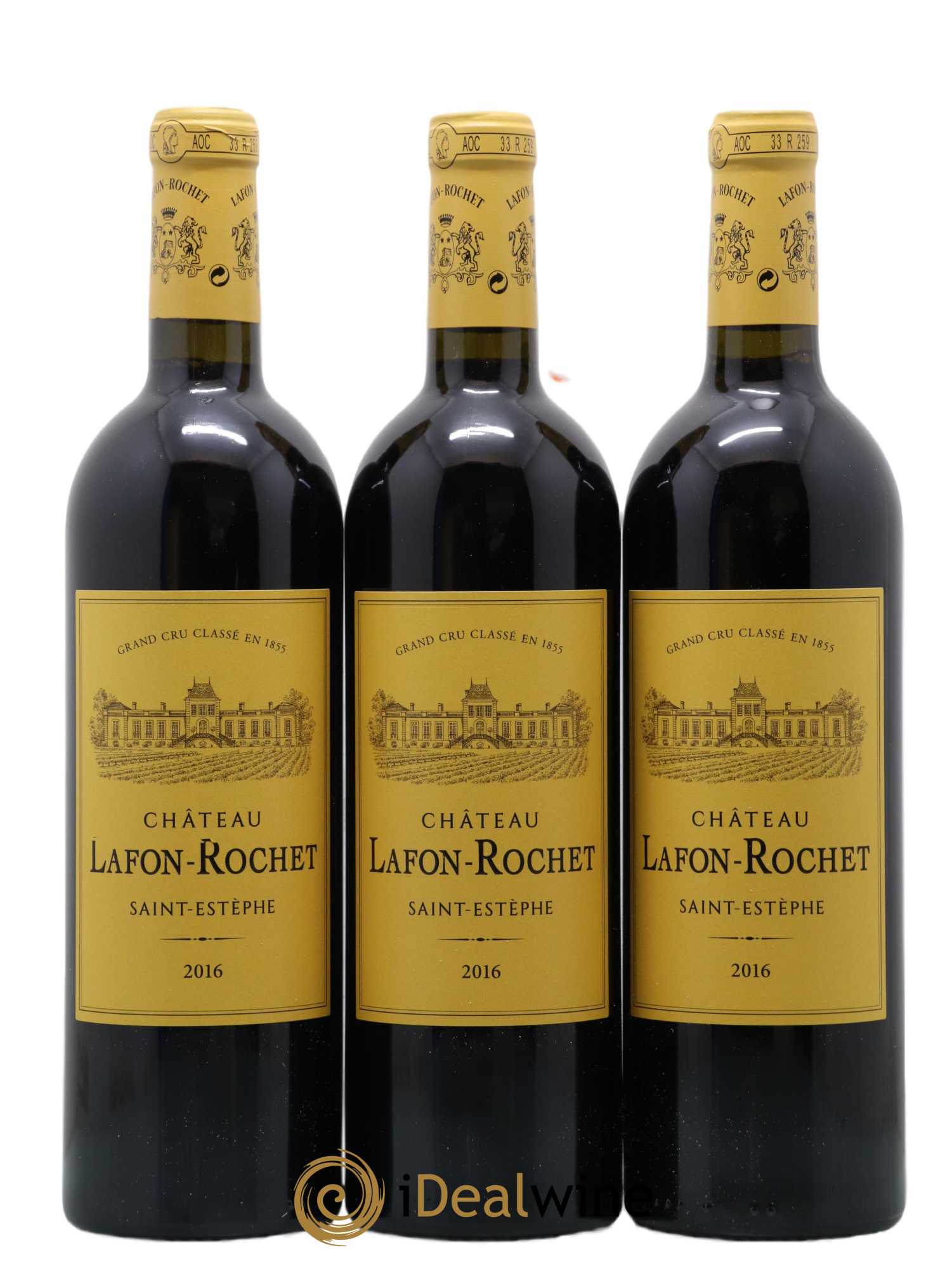 Château Lafon Rochet 4ème Grand Cru Classé 2016 - Lot de 6 bouteilles - 1