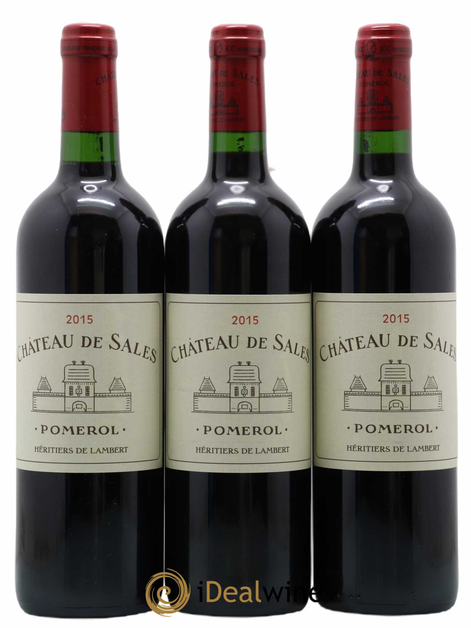Château de Sales 2015 - Lot of 6 bottles - 1