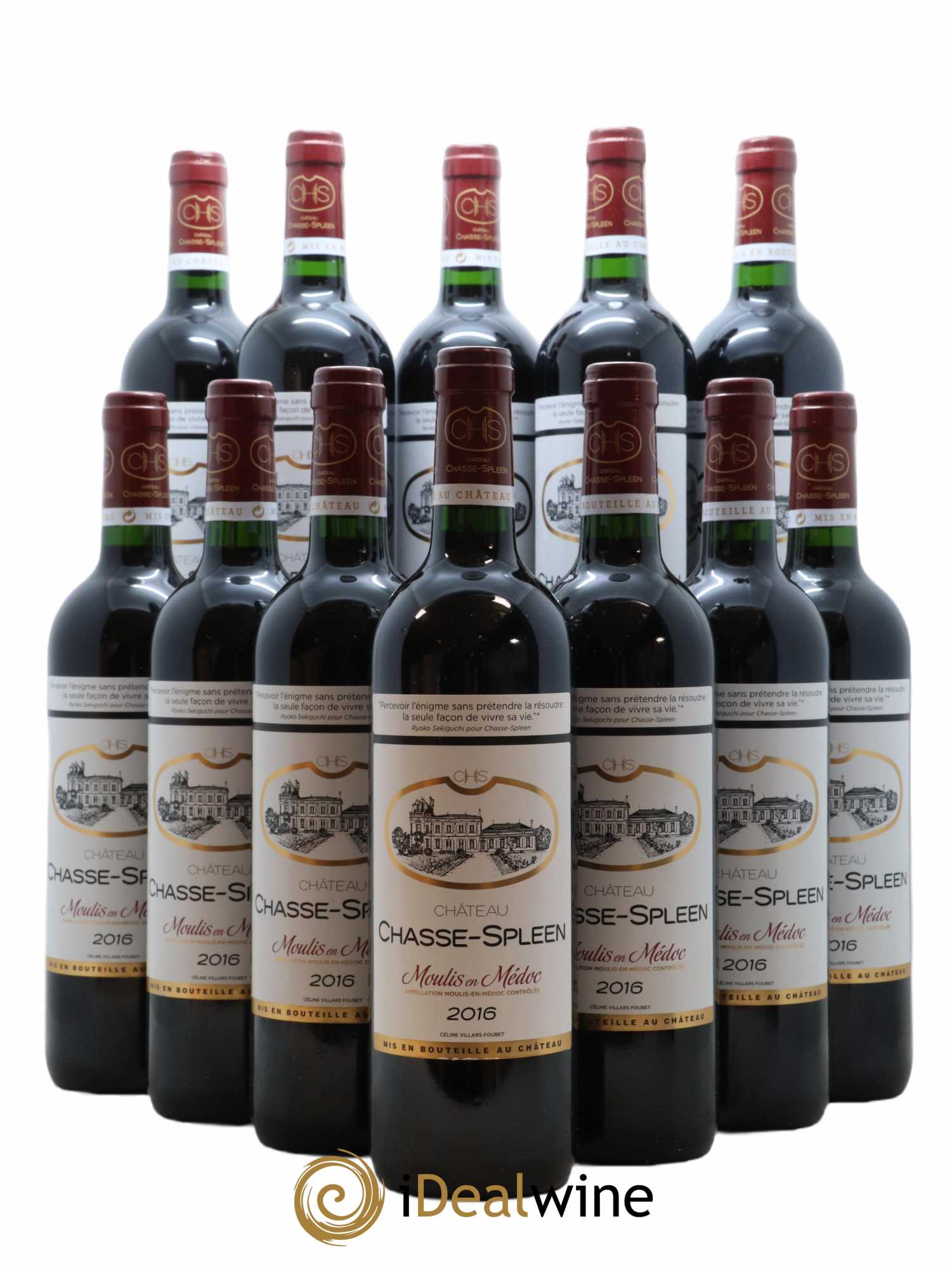 Château Chasse Spleen 2016 - Lot de 12 bouteilles - 0