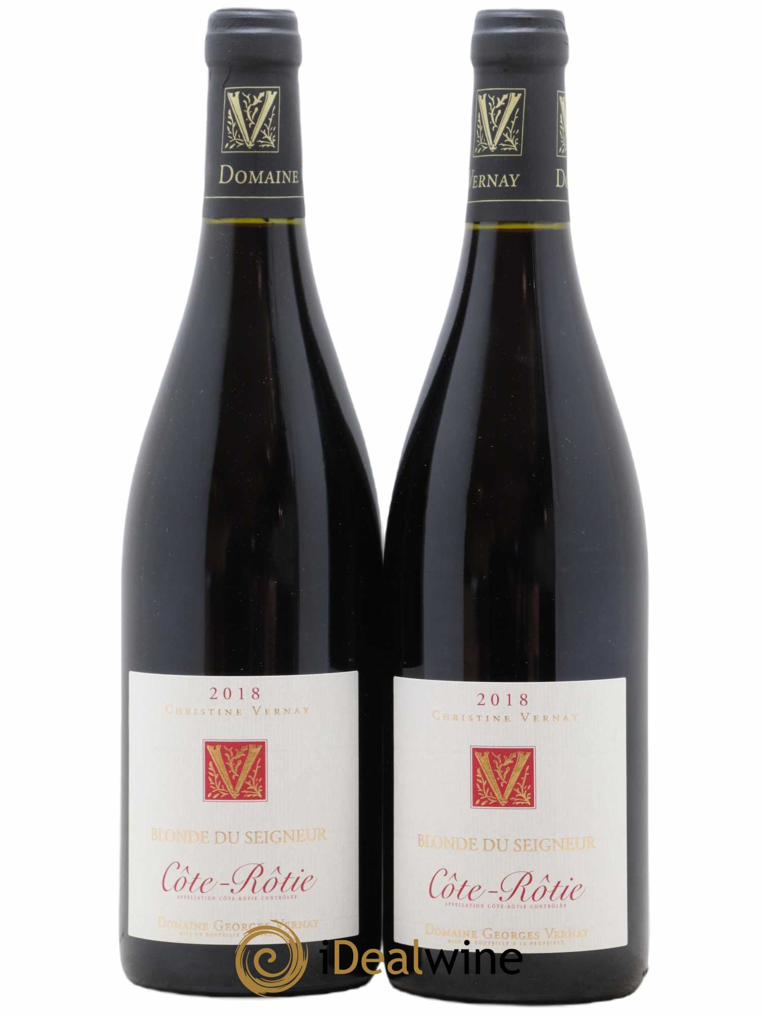 Côte-Rôtie Blonde du Seigneur Georges Vernay 2018 - Lot de 2 bouteilles - 0