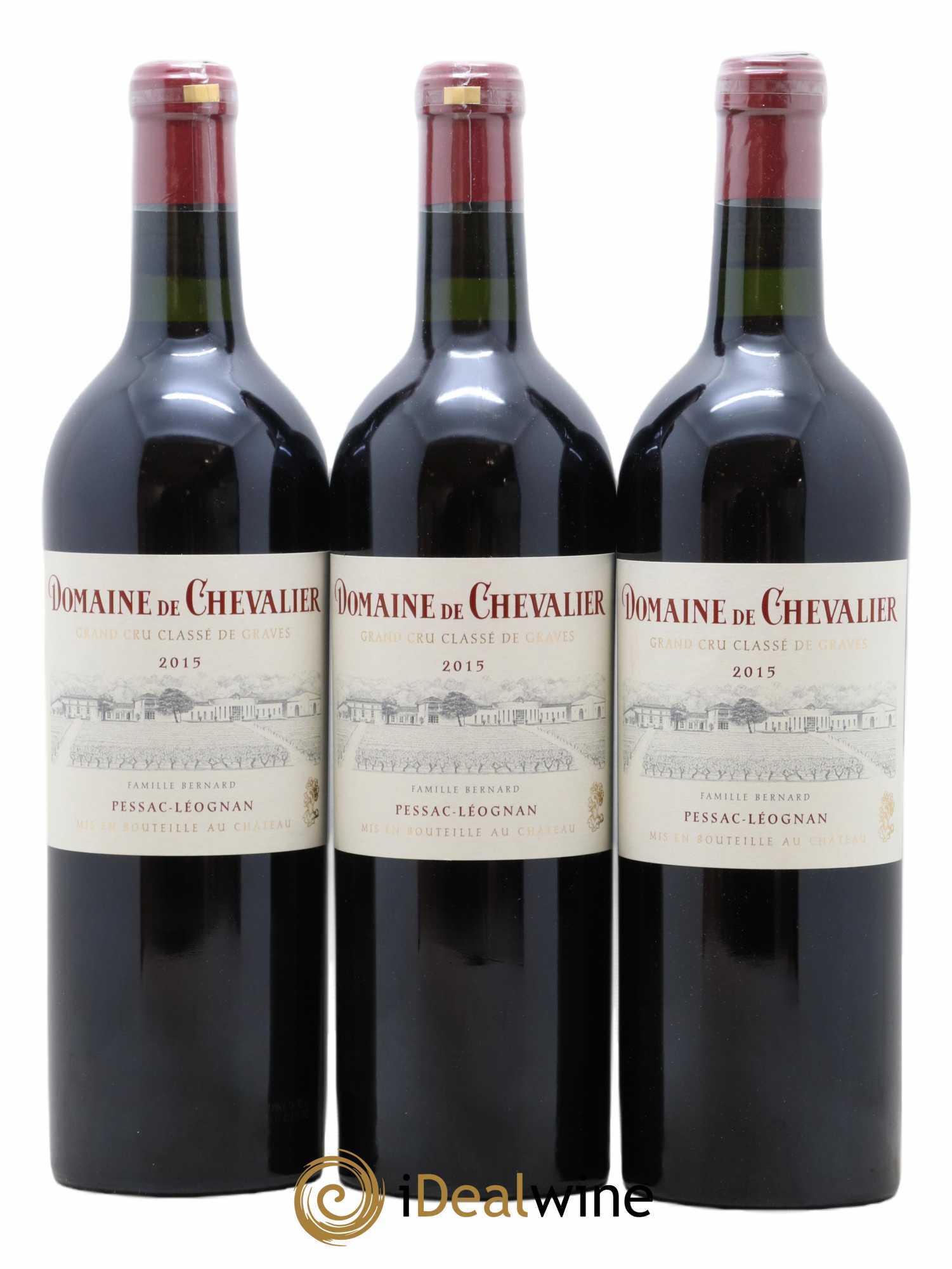 Domaine de Chevalier Cru Classé de Graves (sans prix de réserve) 2015 - Lot de 3 bouteilles - 0